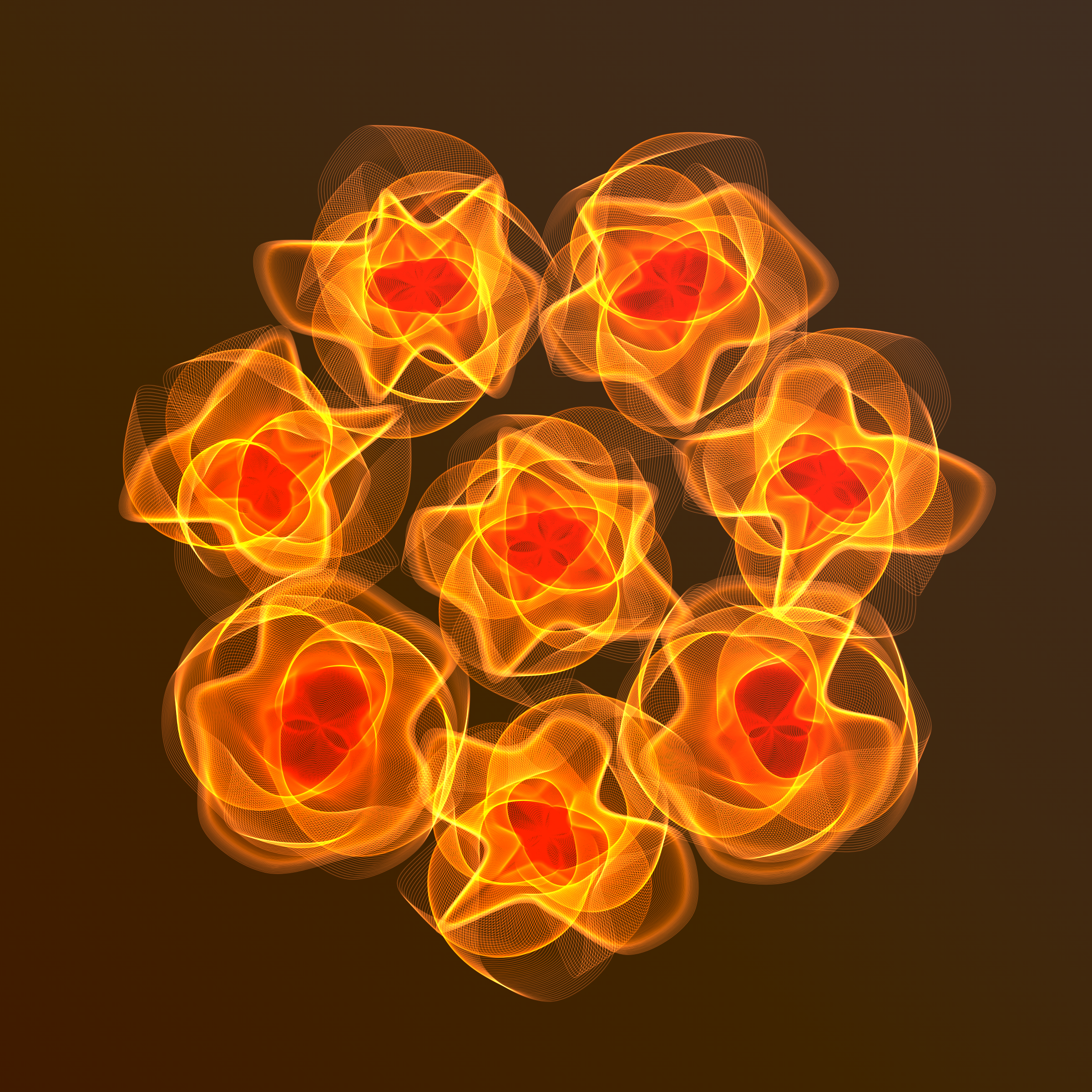 Art Blocks - Art Blocks v2 - Flowers #4154 - NFT # 116004154