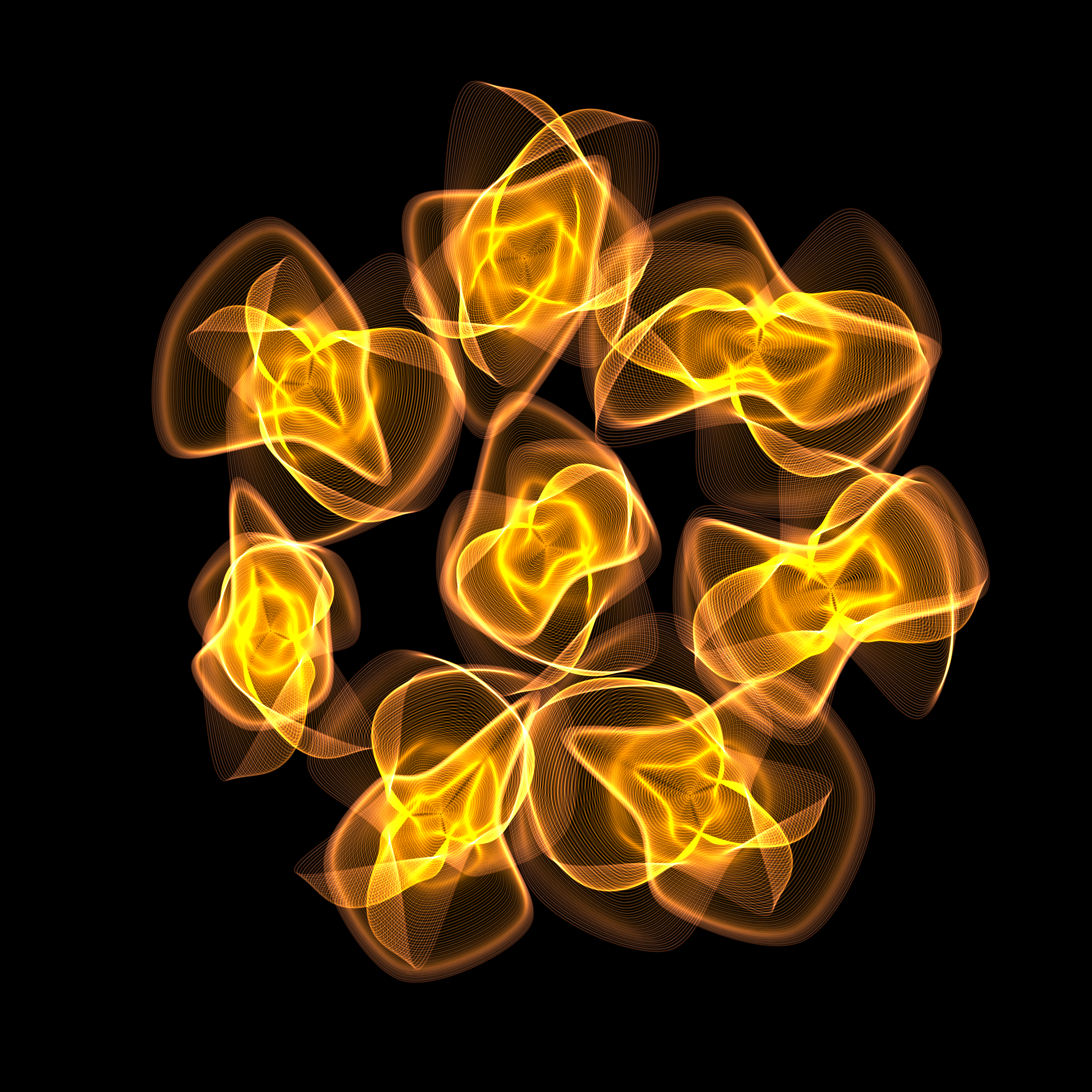 Art Blocks - Art Blocks v2 - Flowers #4157 - NFT # 116004157