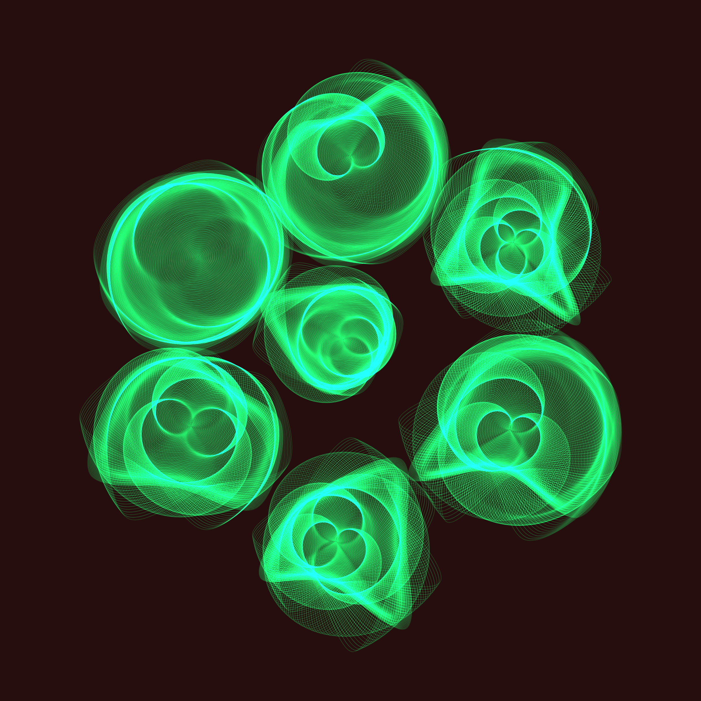 Art Blocks - Art Blocks v2 - Flowers #4165 - NFT # 116004165