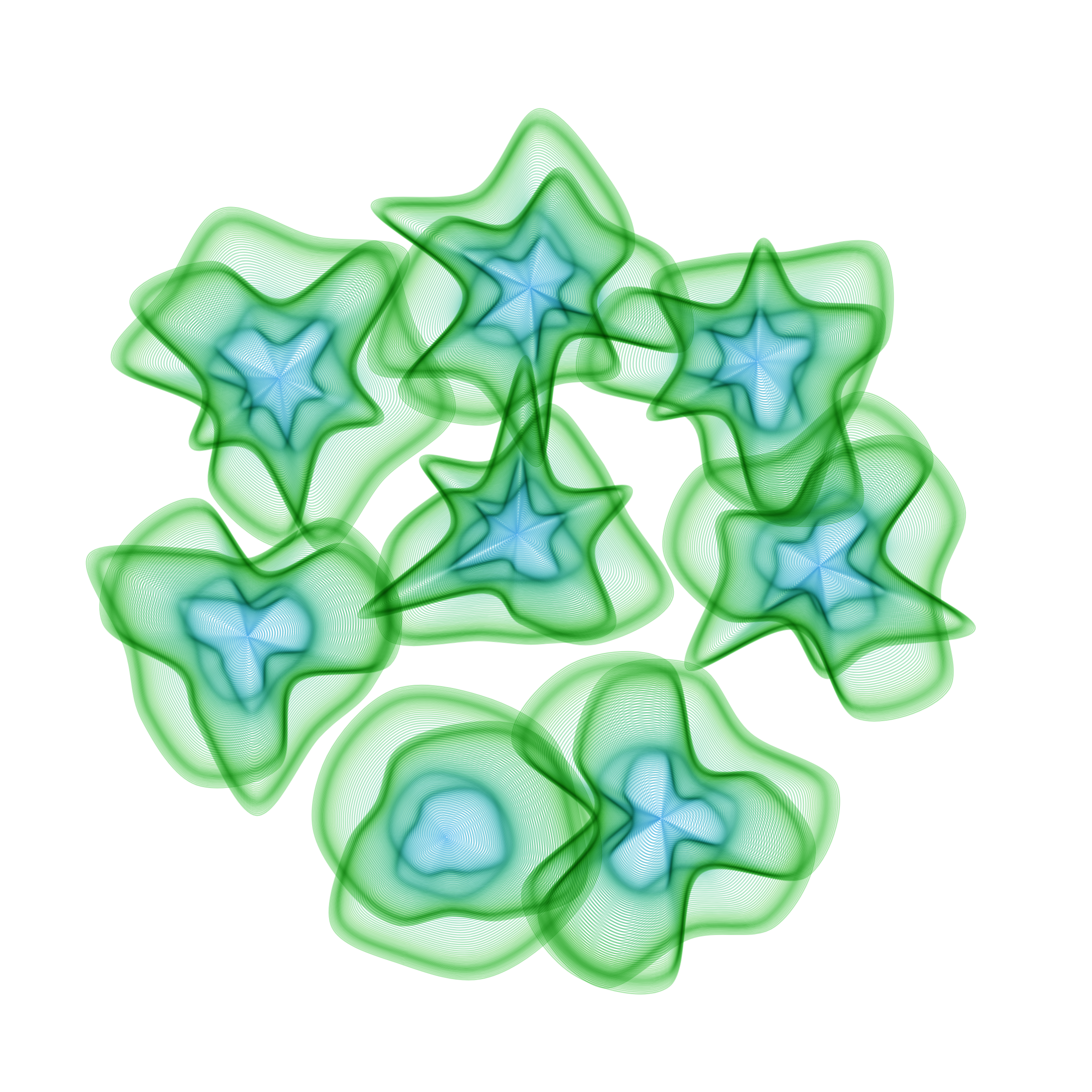 Art Blocks - Art Blocks v2 - Flowers #4166 - NFT # 116004166