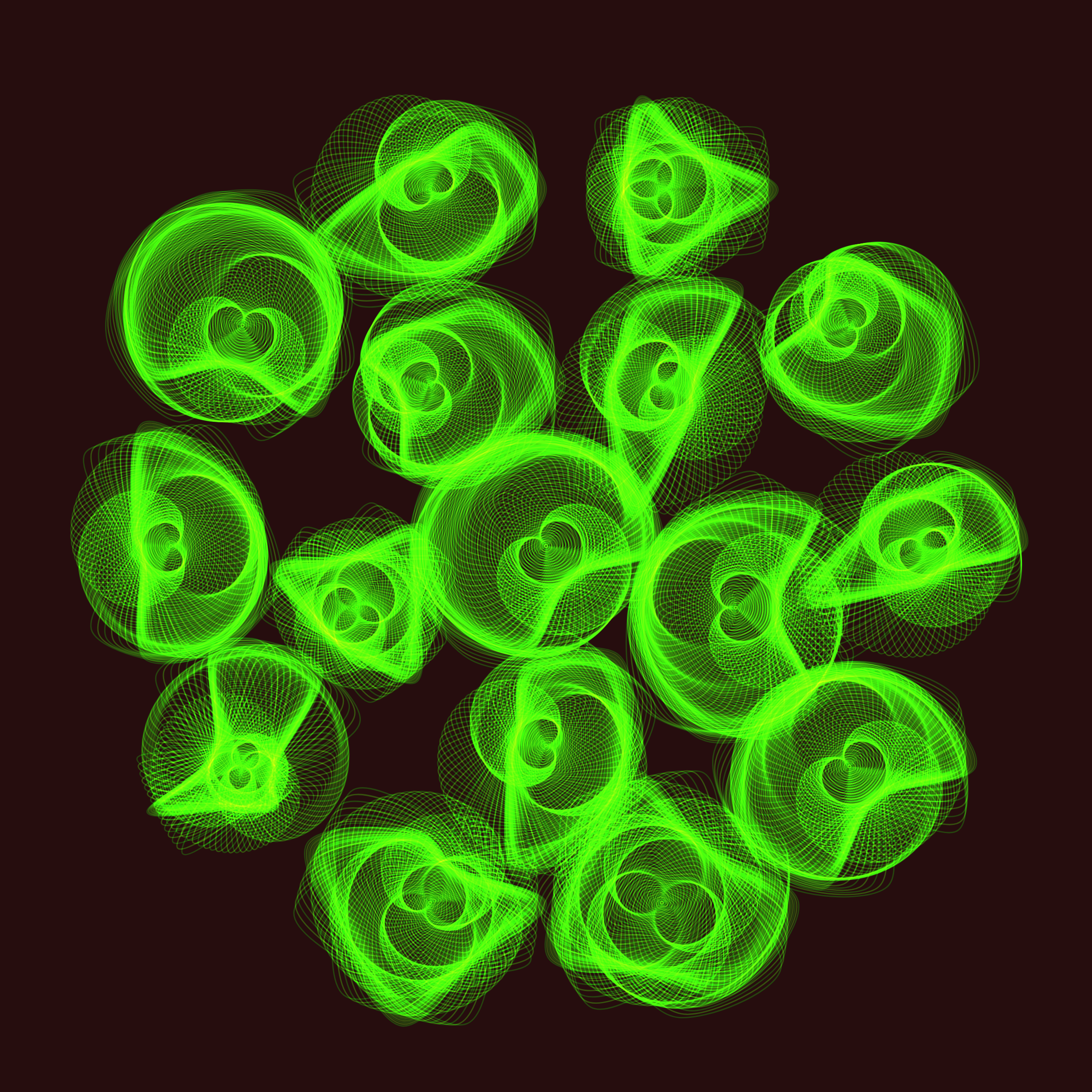 Art Blocks - Art Blocks v2 - Flowers #4170 - NFT # 116004170