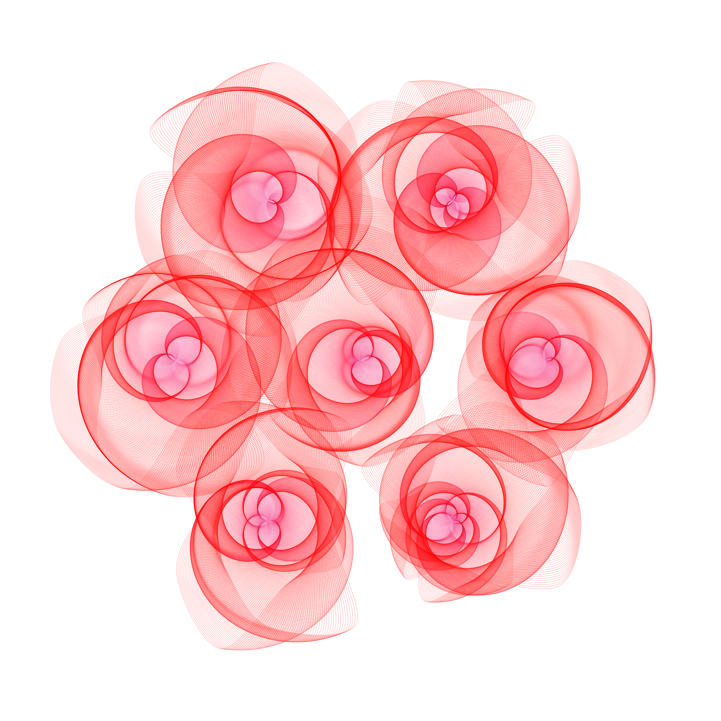 Art Blocks - Art Blocks v2 - Flowers #4172 - NFT # 116004172