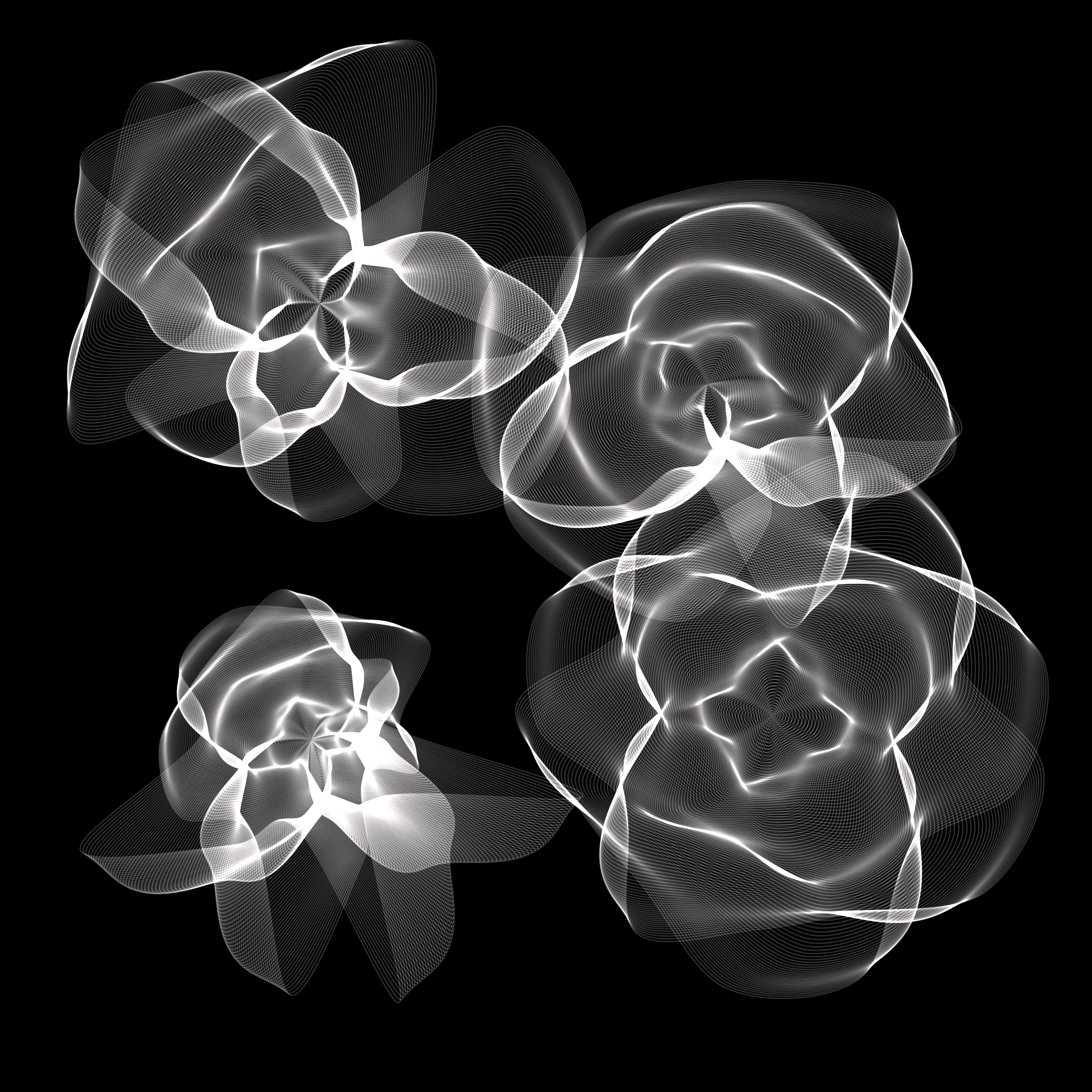 Art Blocks - Art Blocks v2 - Flowers #4175 - NFT # 116004175