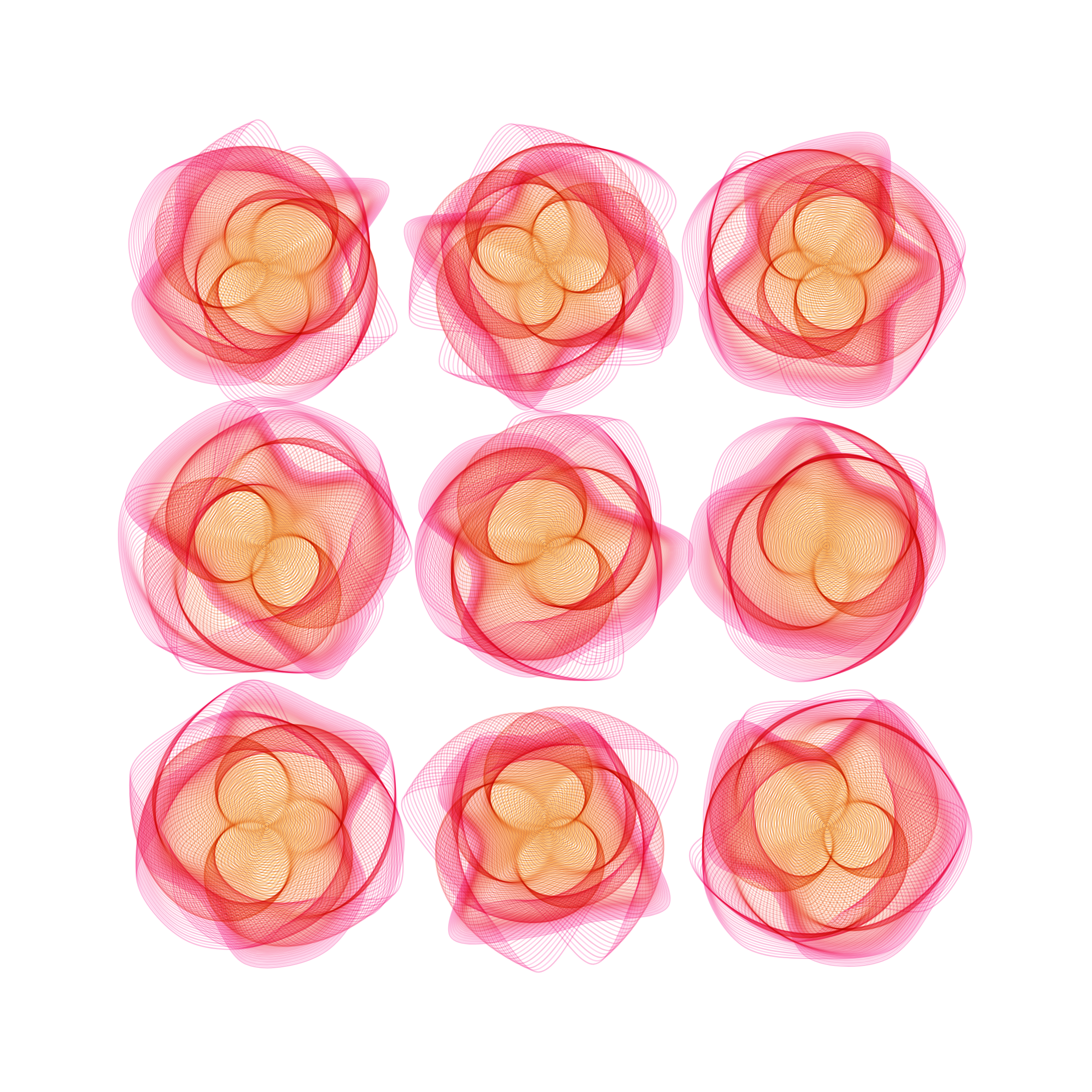 Art Blocks - Art Blocks v2 - Flowers #4176 - NFT # 116004176