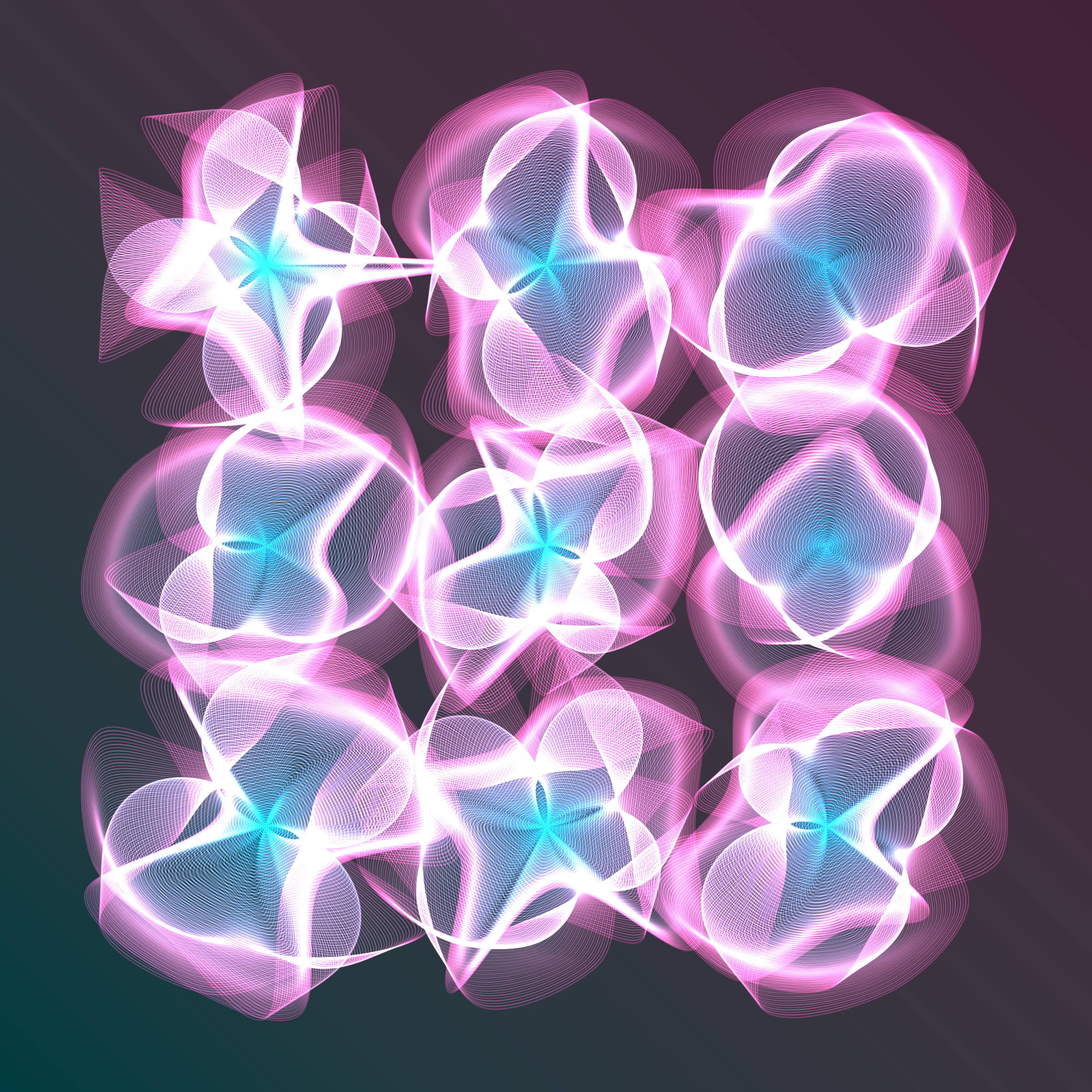 Art Blocks - Art Blocks v2 - Flowers #4178 - NFT # 116004178