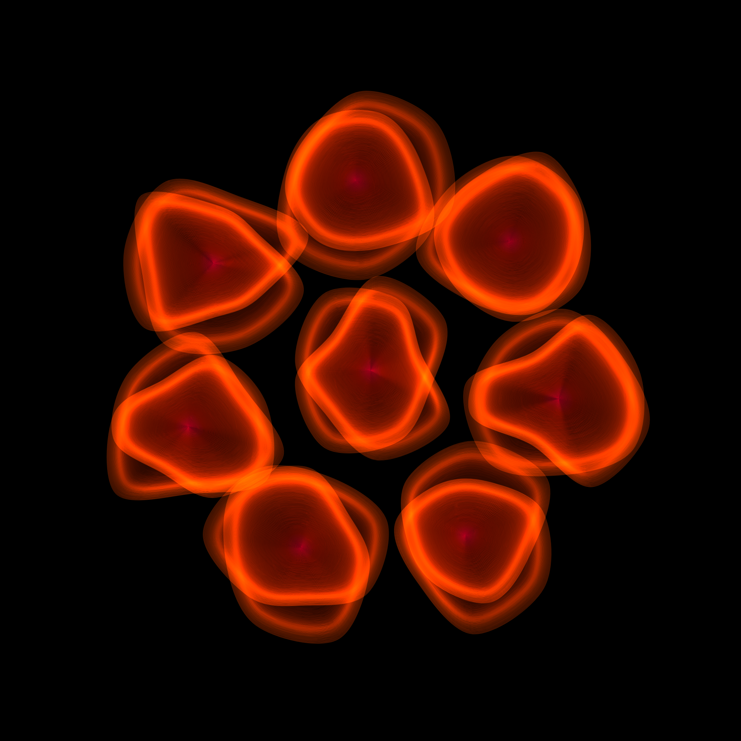 Art Blocks - Art Blocks v2 - Flowers #4186 - NFT # 116004186