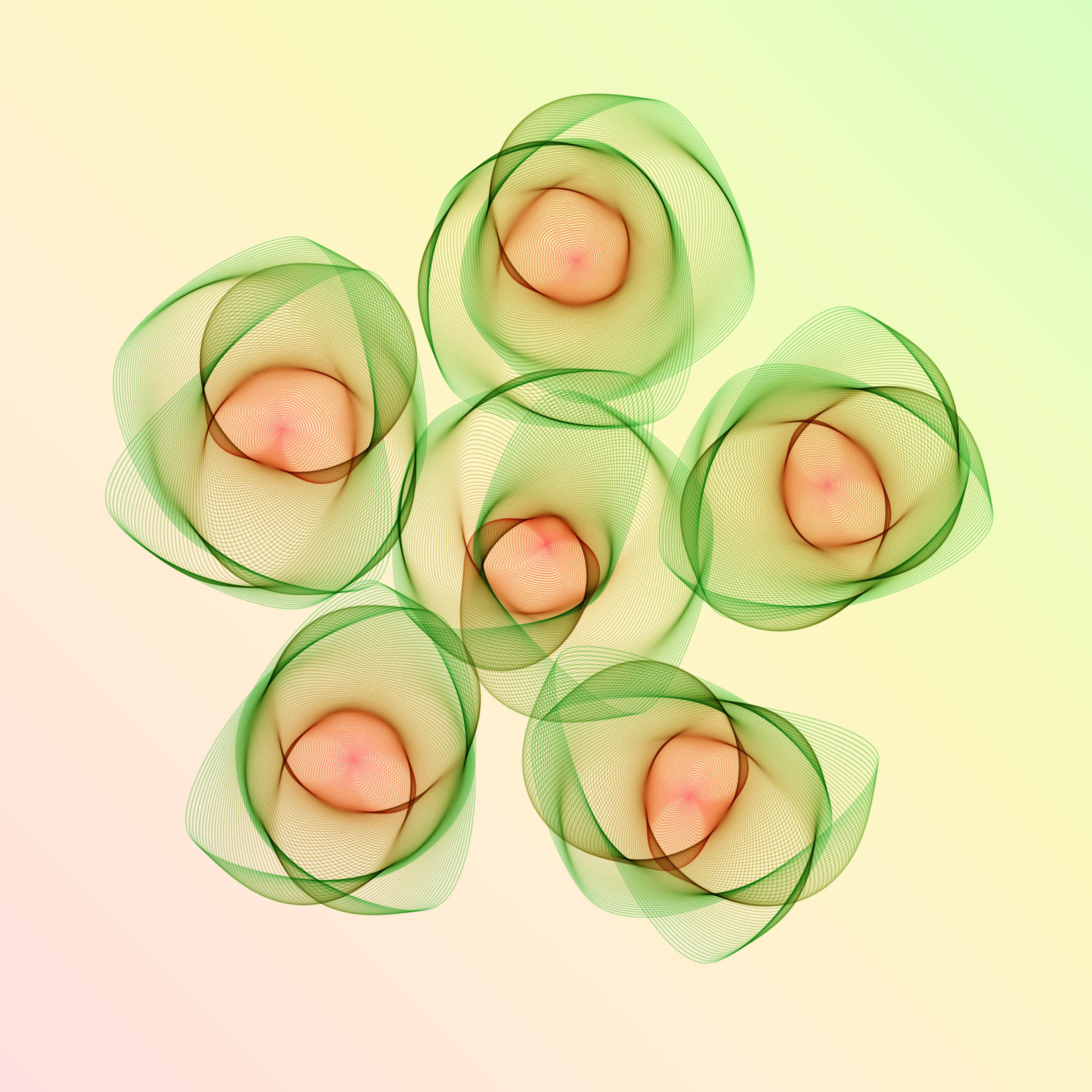 Art Blocks - Art Blocks v2 - Flowers #4194 - NFT # 116004194