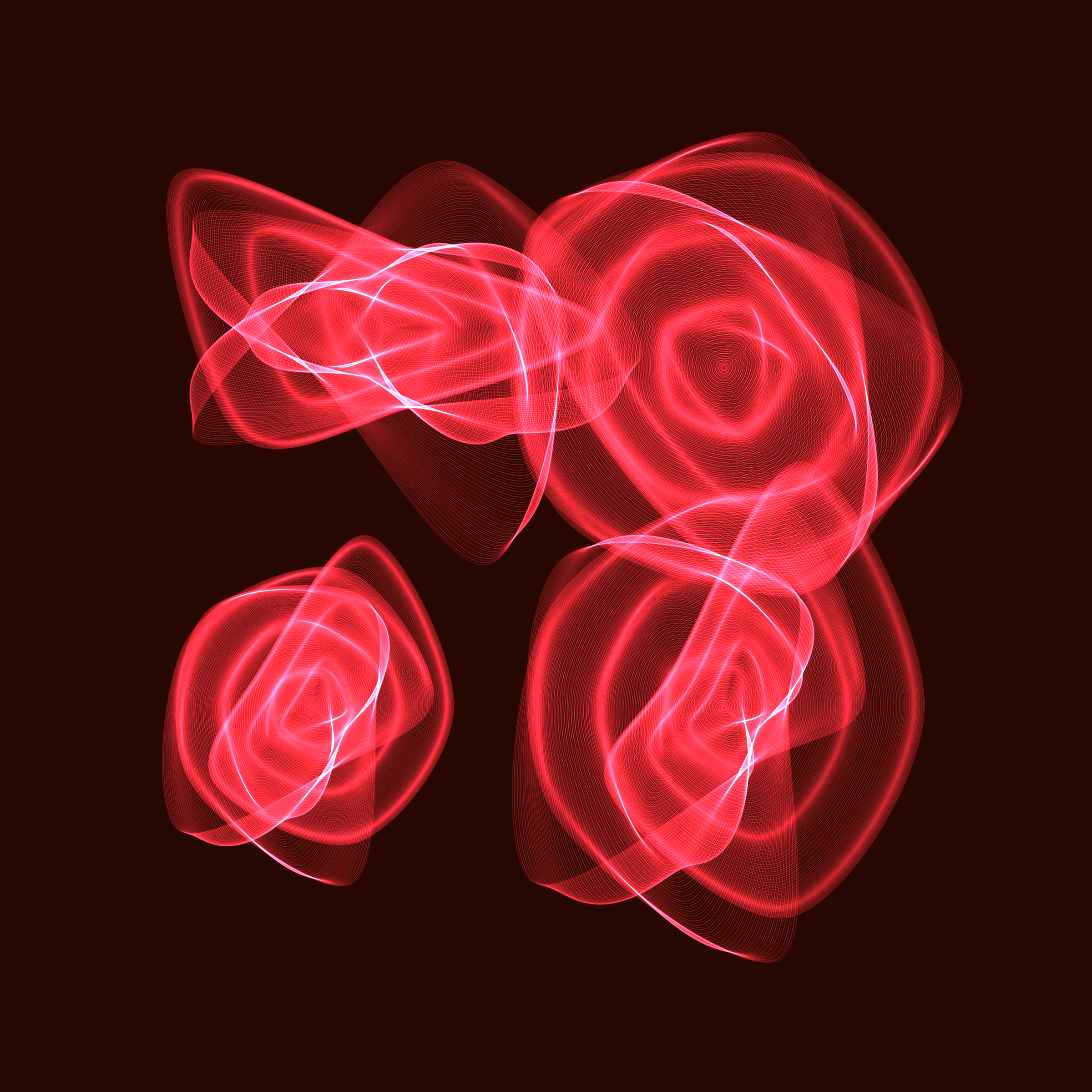 Art Blocks - Art Blocks v2 - Flowers #4195 - NFT # 116004195