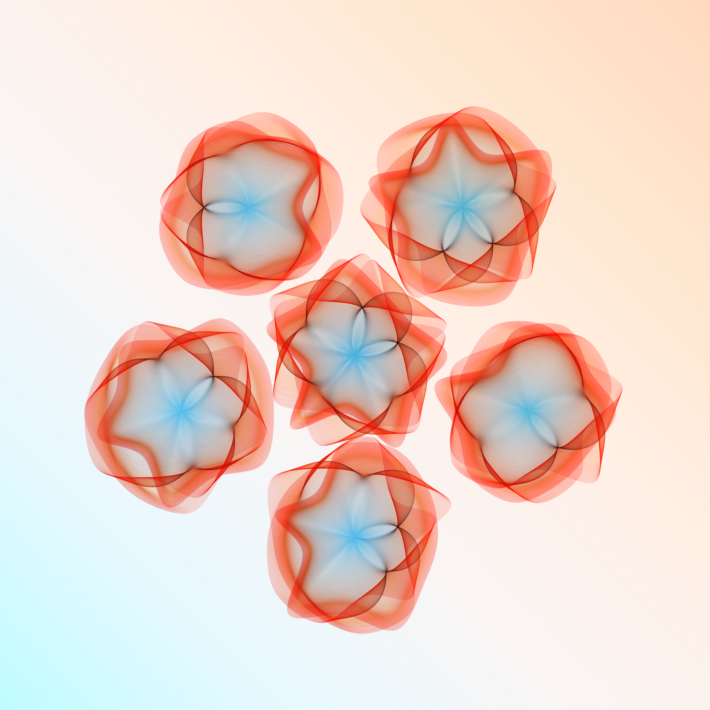 Art Blocks - Art Blocks v2 - Flowers #4202 - NFT # 116004202