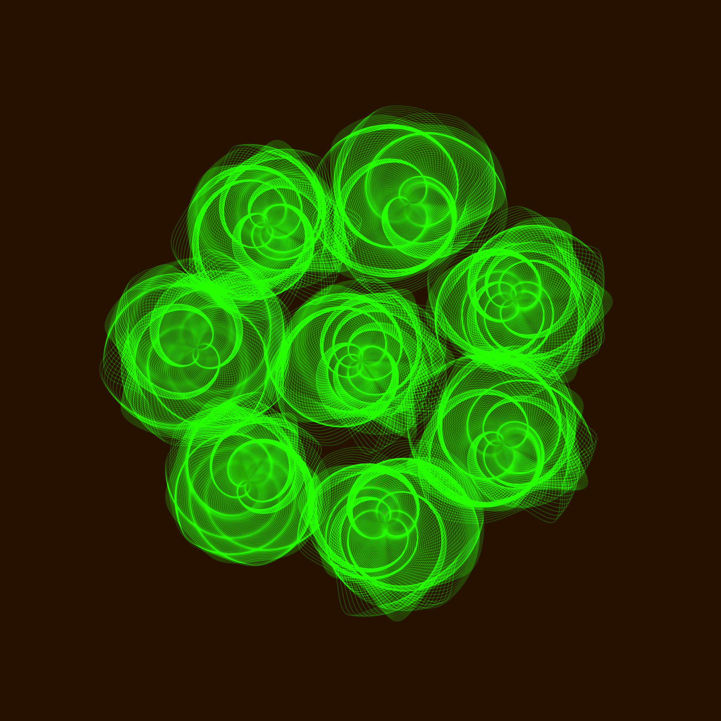 Art Blocks - Art Blocks v2 - Flowers #4214 - NFT # 116004214