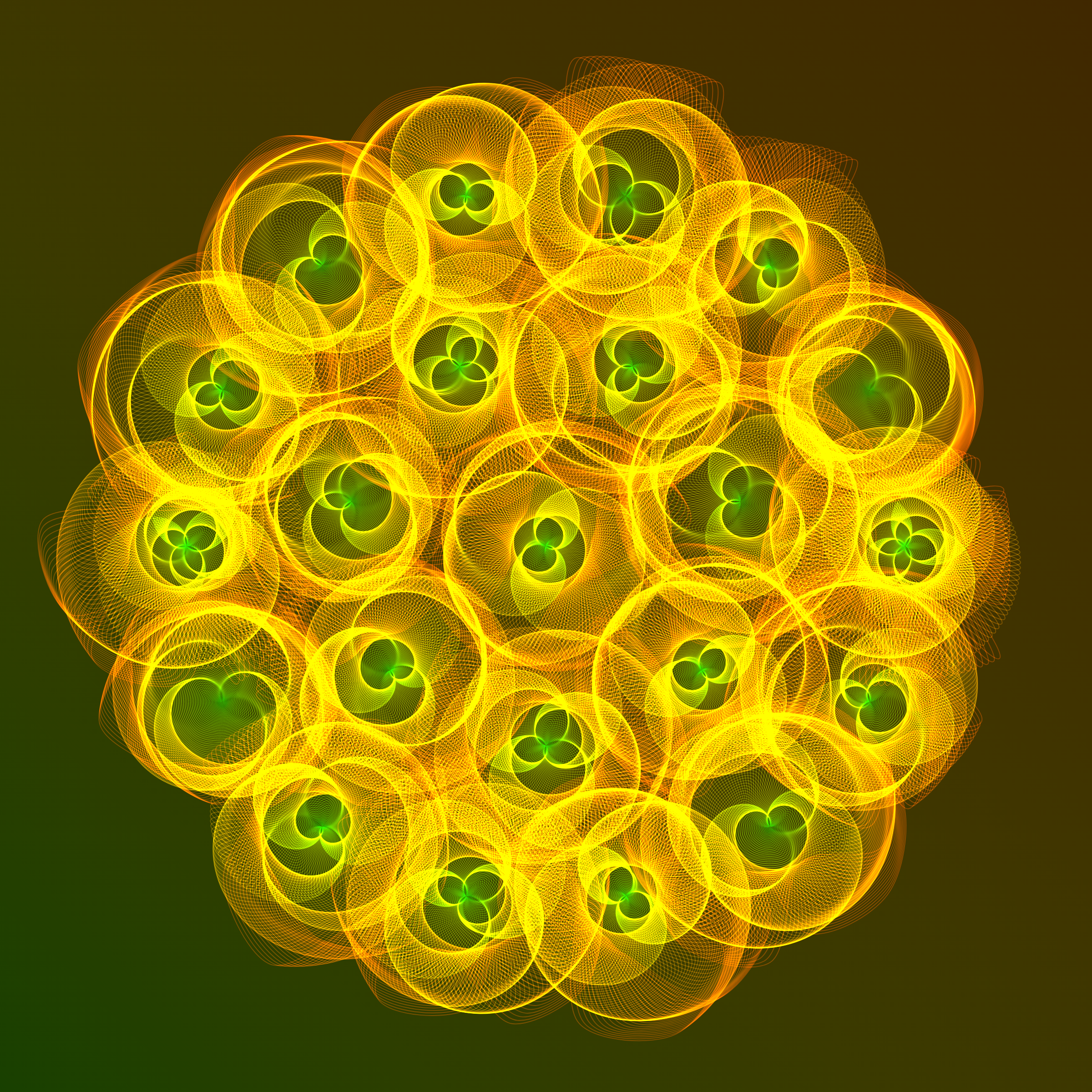 Art Blocks - Art Blocks v2 - Flowers #4216 - NFT # 116004216