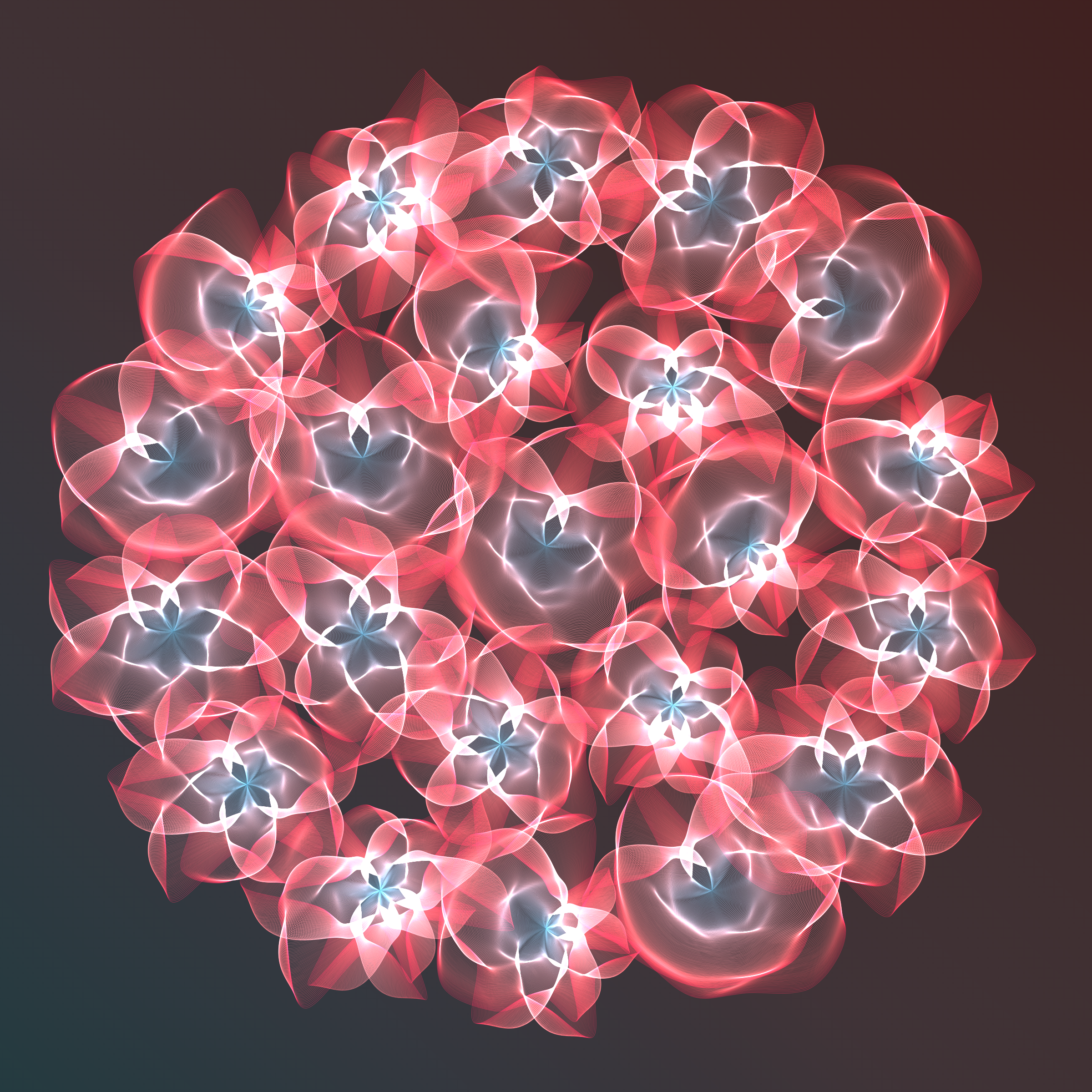 Art Blocks - Art Blocks v2 - Flowers #4229 - NFT # 116004229