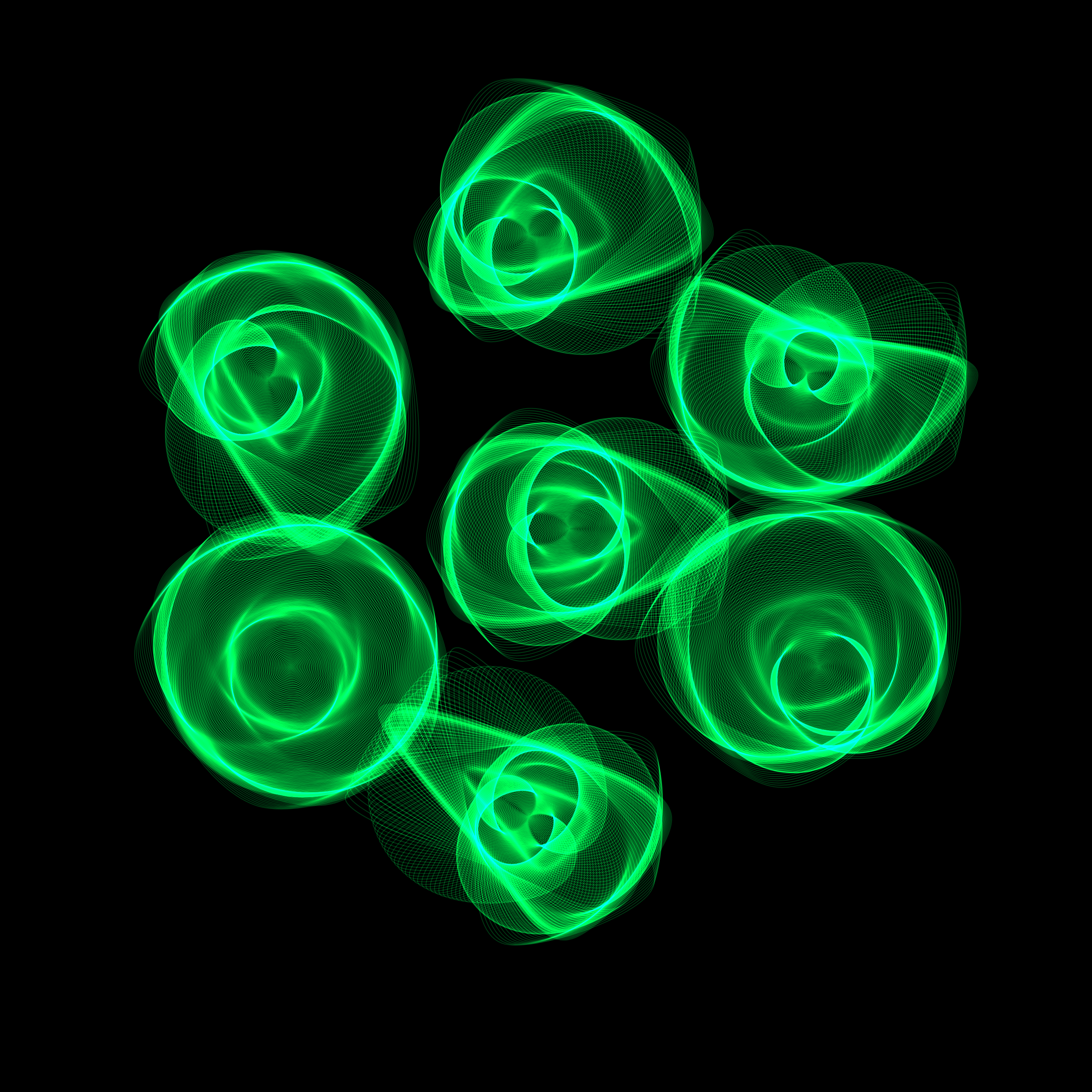 Art Blocks - Art Blocks v2 - Flowers #4241 - NFT # 116004241