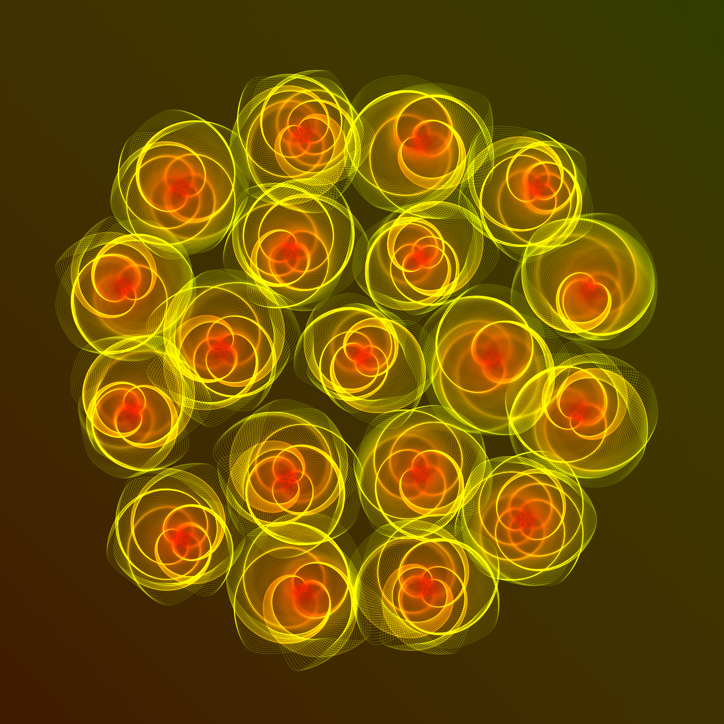 Art Blocks - Art Blocks v2 - Flowers #4243 - NFT # 116004243