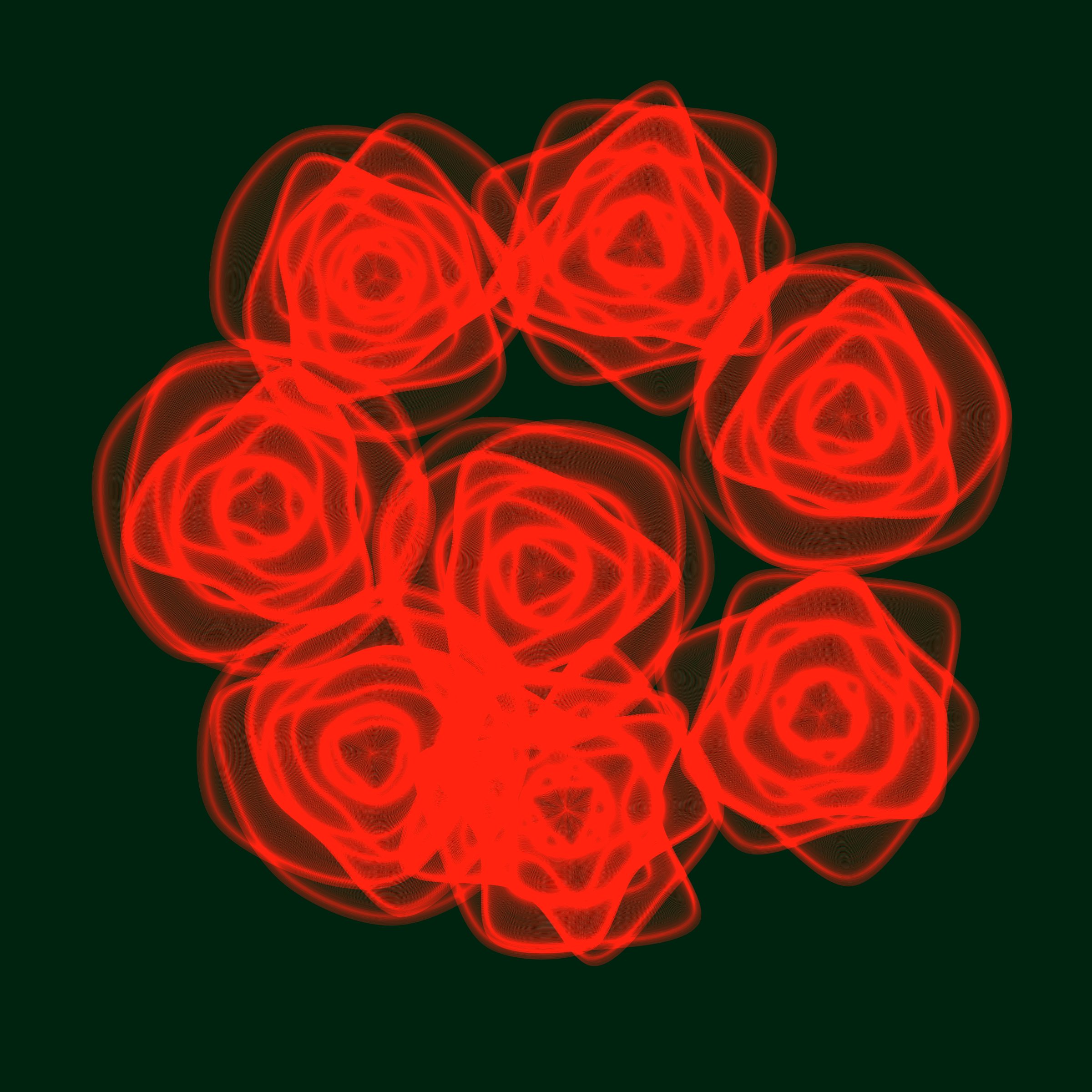 Art Blocks - Art Blocks v2 - Flowers #4246 - NFT # 116004246