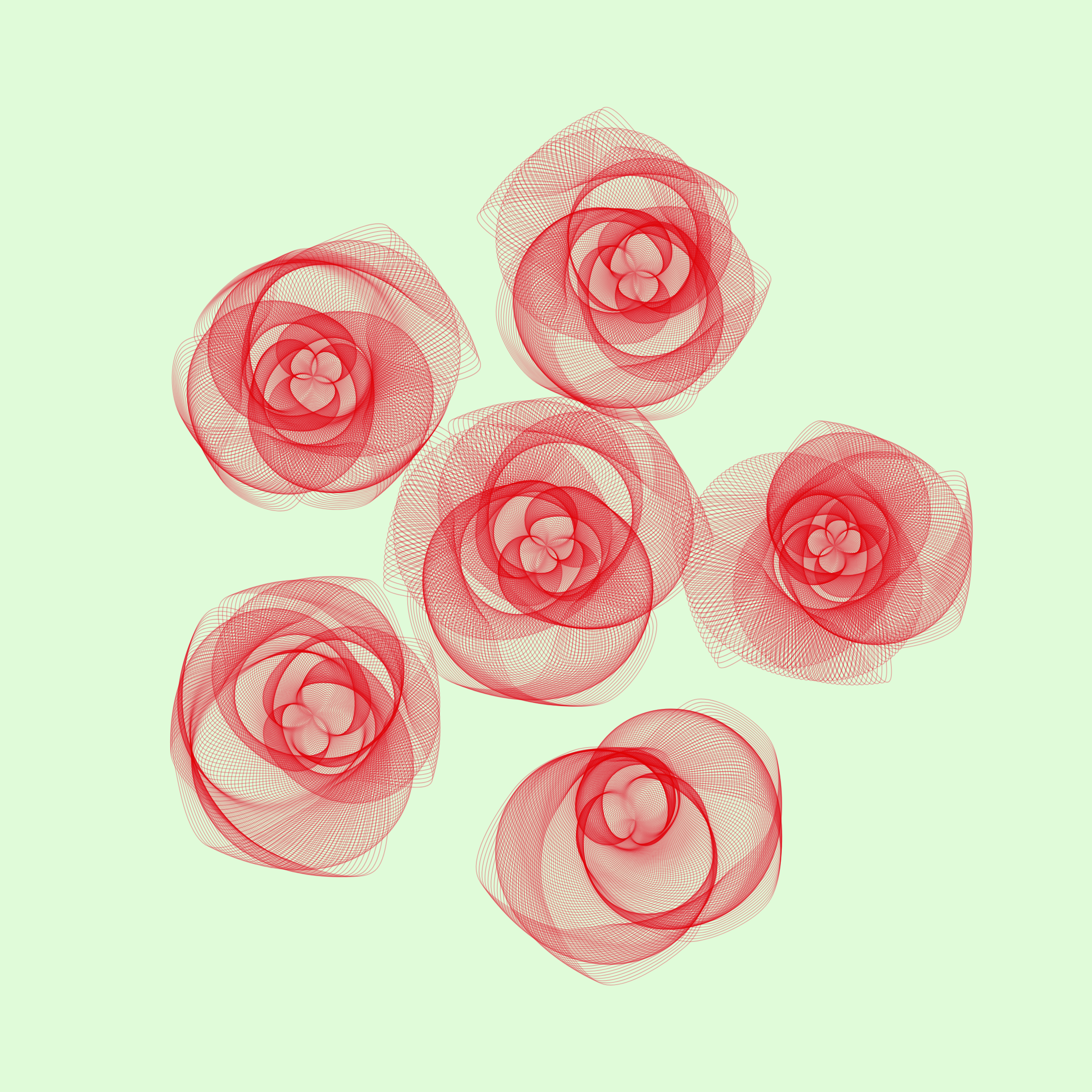 Art Blocks - Art Blocks v2 - Flowers #4251 - NFT # 116004251