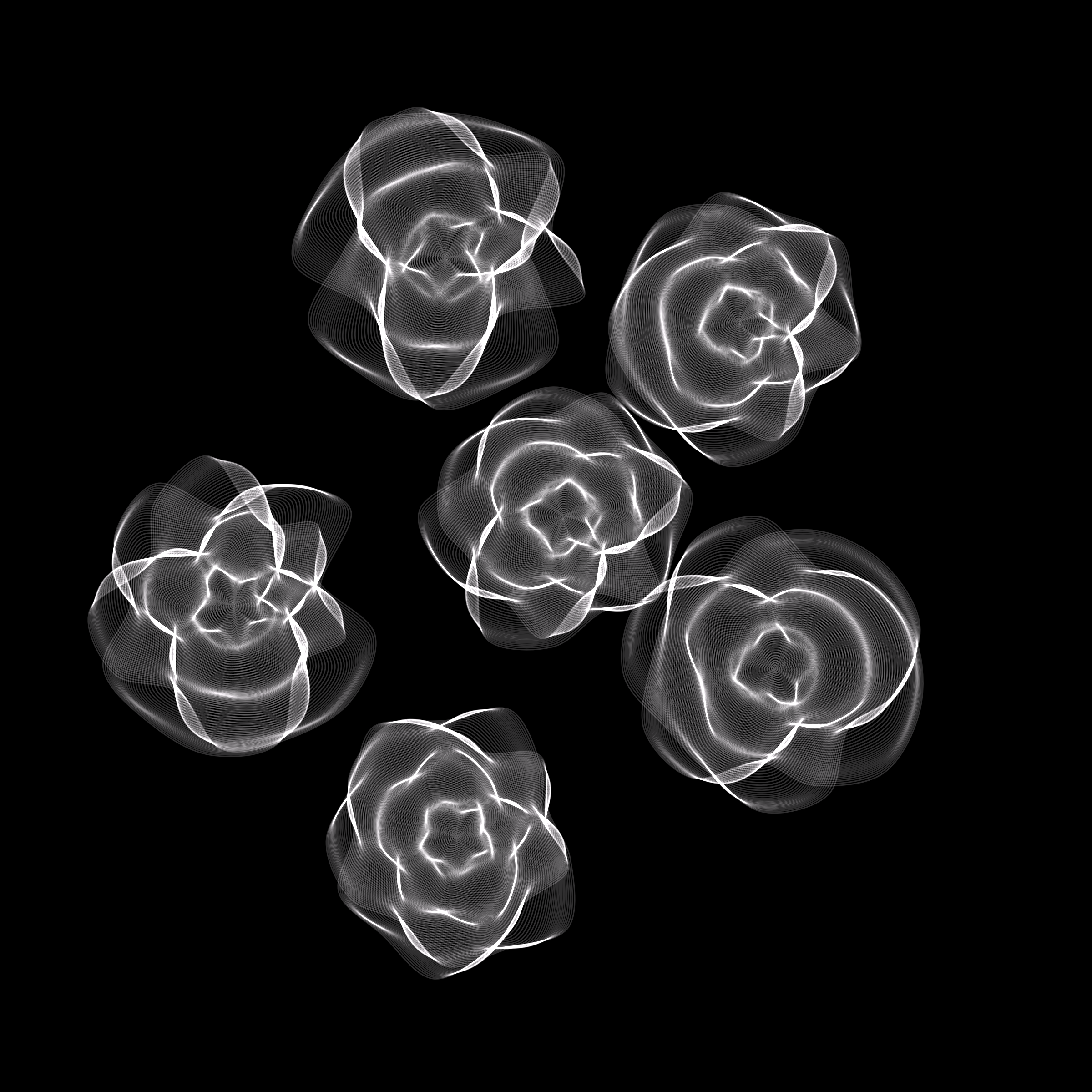 Art Blocks - Art Blocks v2 - Flowers #4252 - NFT # 116004252