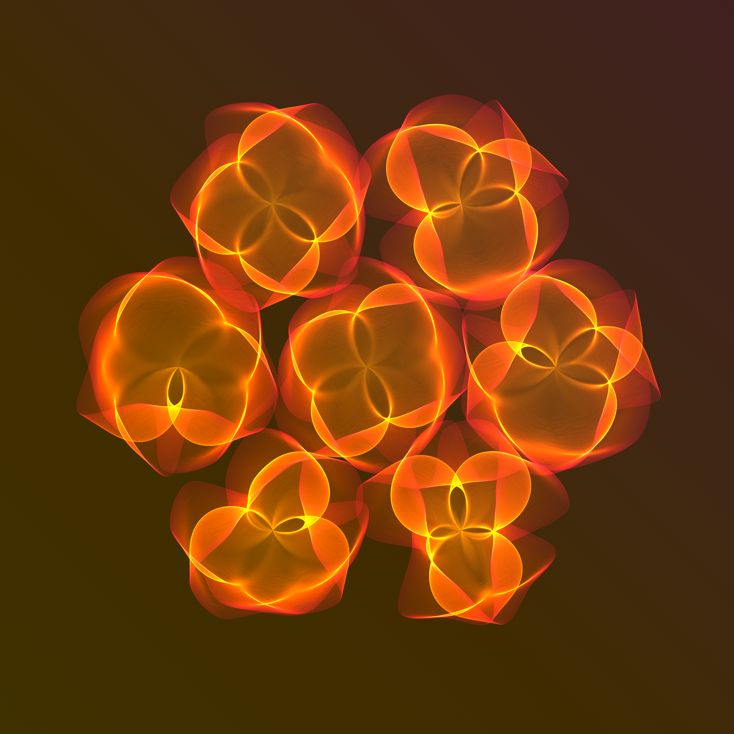 Art Blocks - Art Blocks v2 - Flowers #4254 - NFT # 116004254