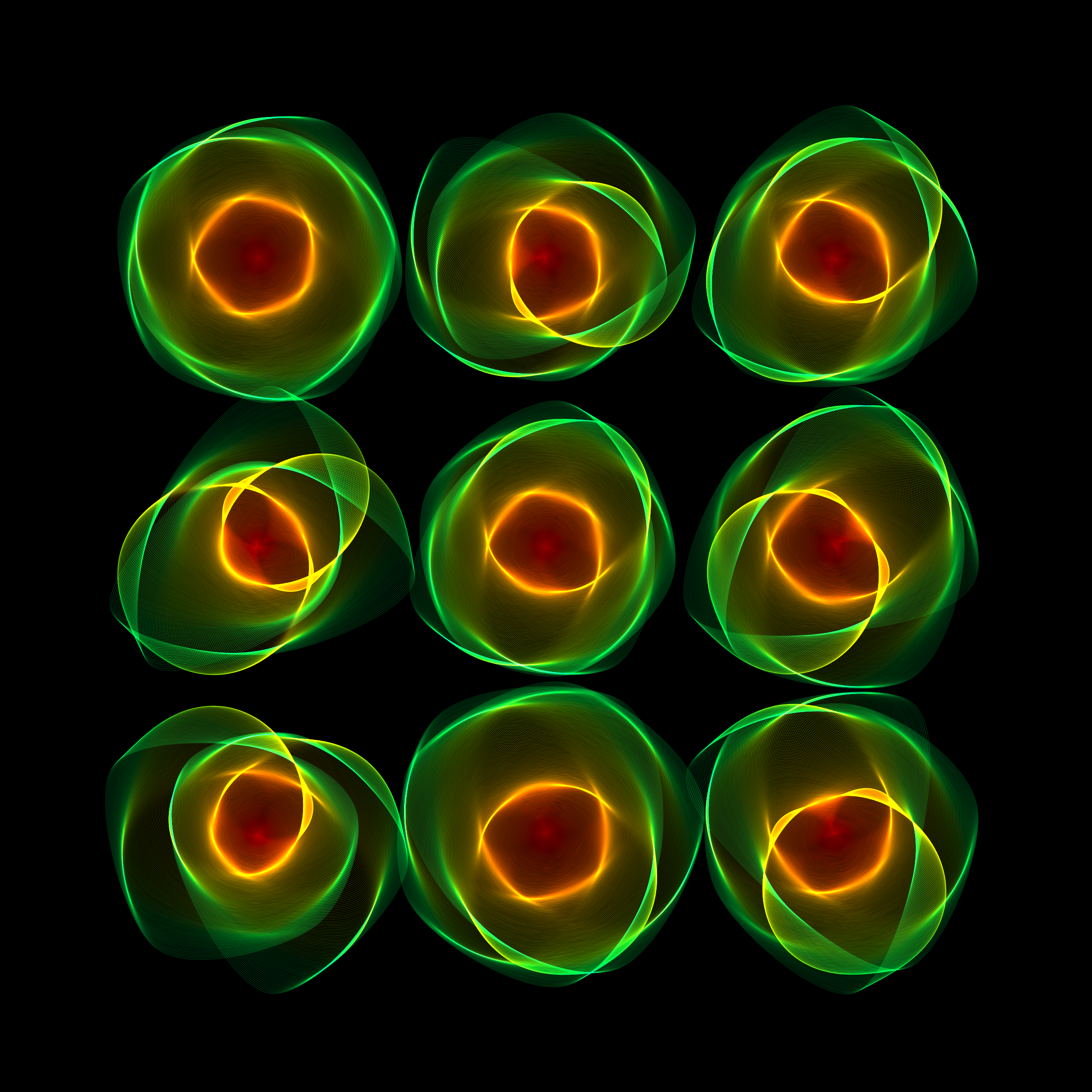 Art Blocks - Art Blocks v2 - Flowers #4258 - NFT # 116004258