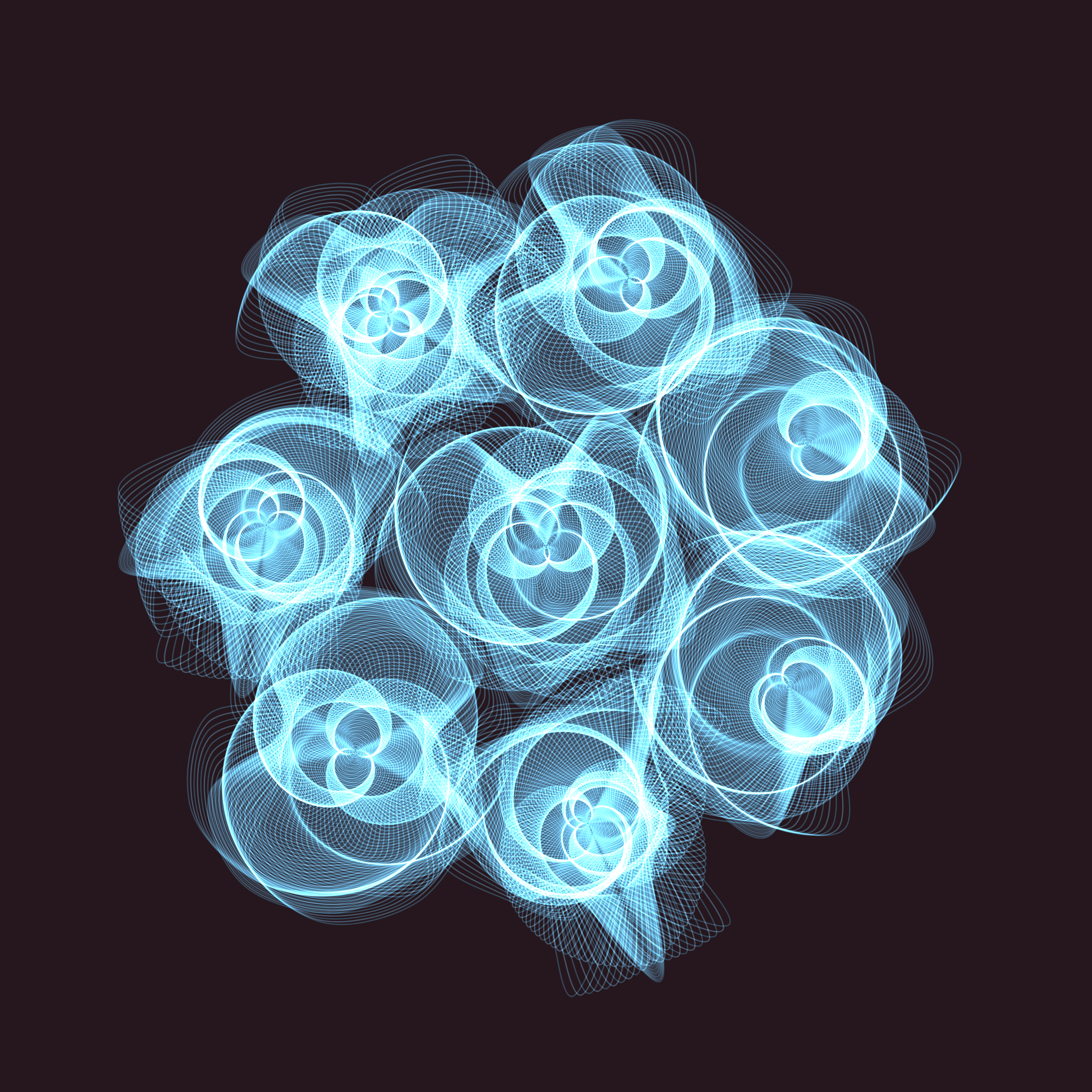 Art Blocks - Art Blocks v2 - Flowers #4259 - NFT # 116004259