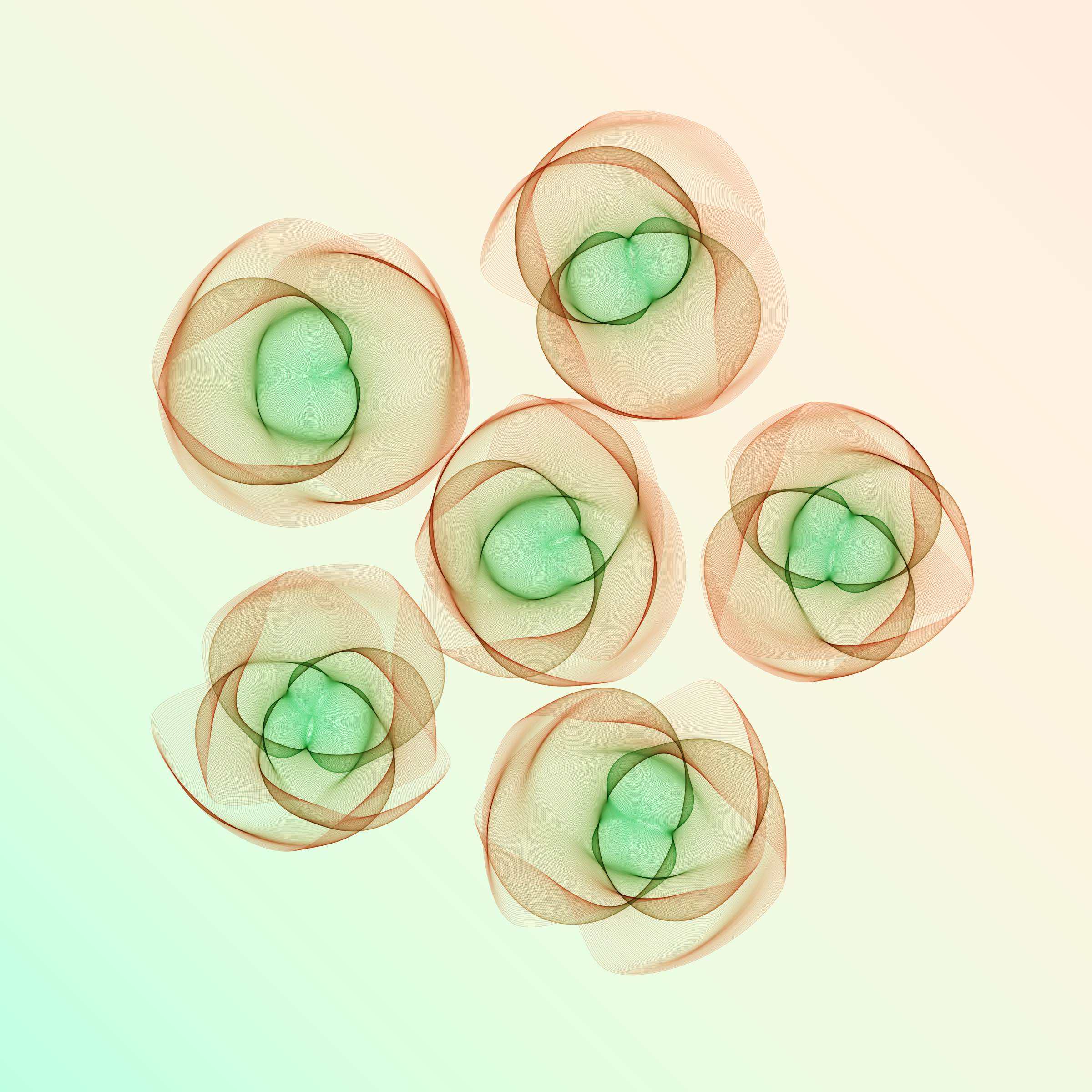 Art Blocks - Art Blocks v2 - Flowers #4262 - NFT # 116004262