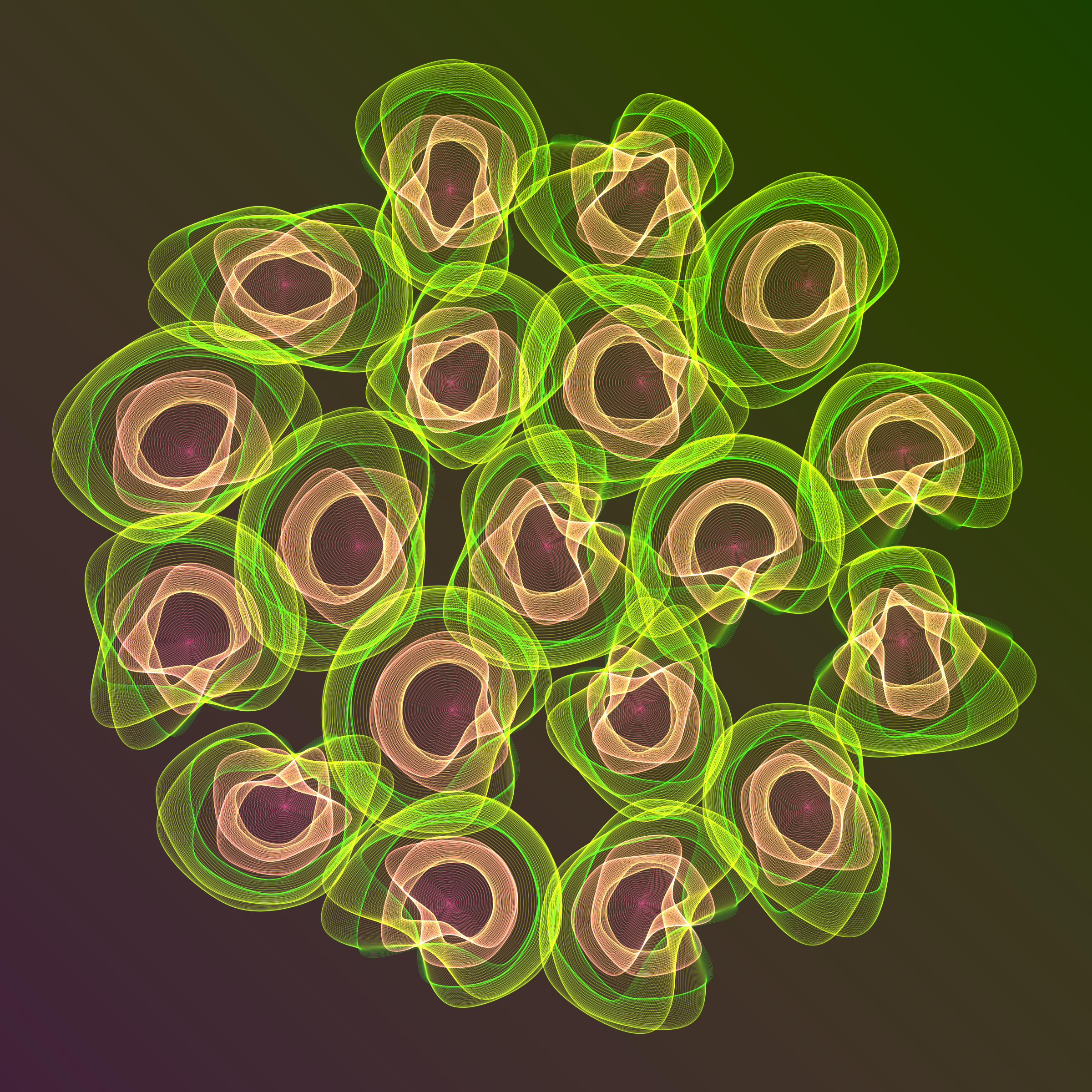 Art Blocks - Art Blocks v2 - Flowers #4270 - NFT # 116004270