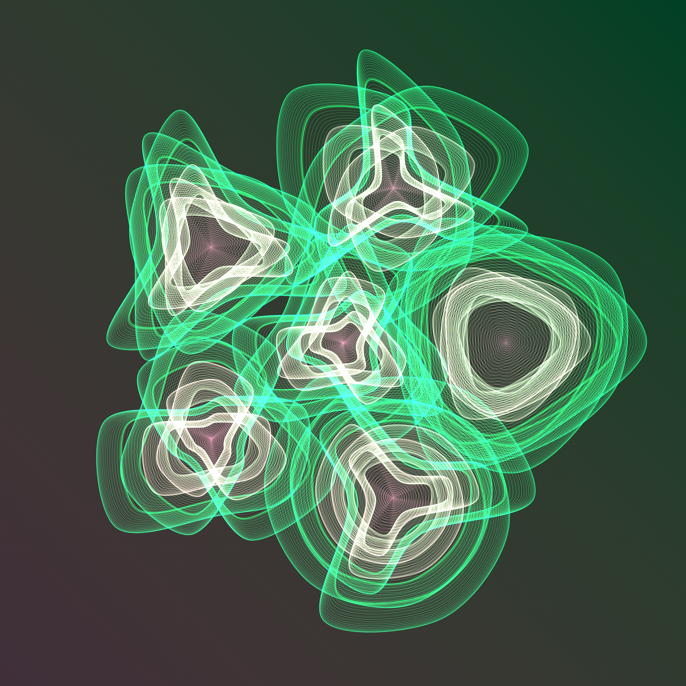 Art Blocks - Art Blocks v2 - Flowers #4274 - NFT # 116004274