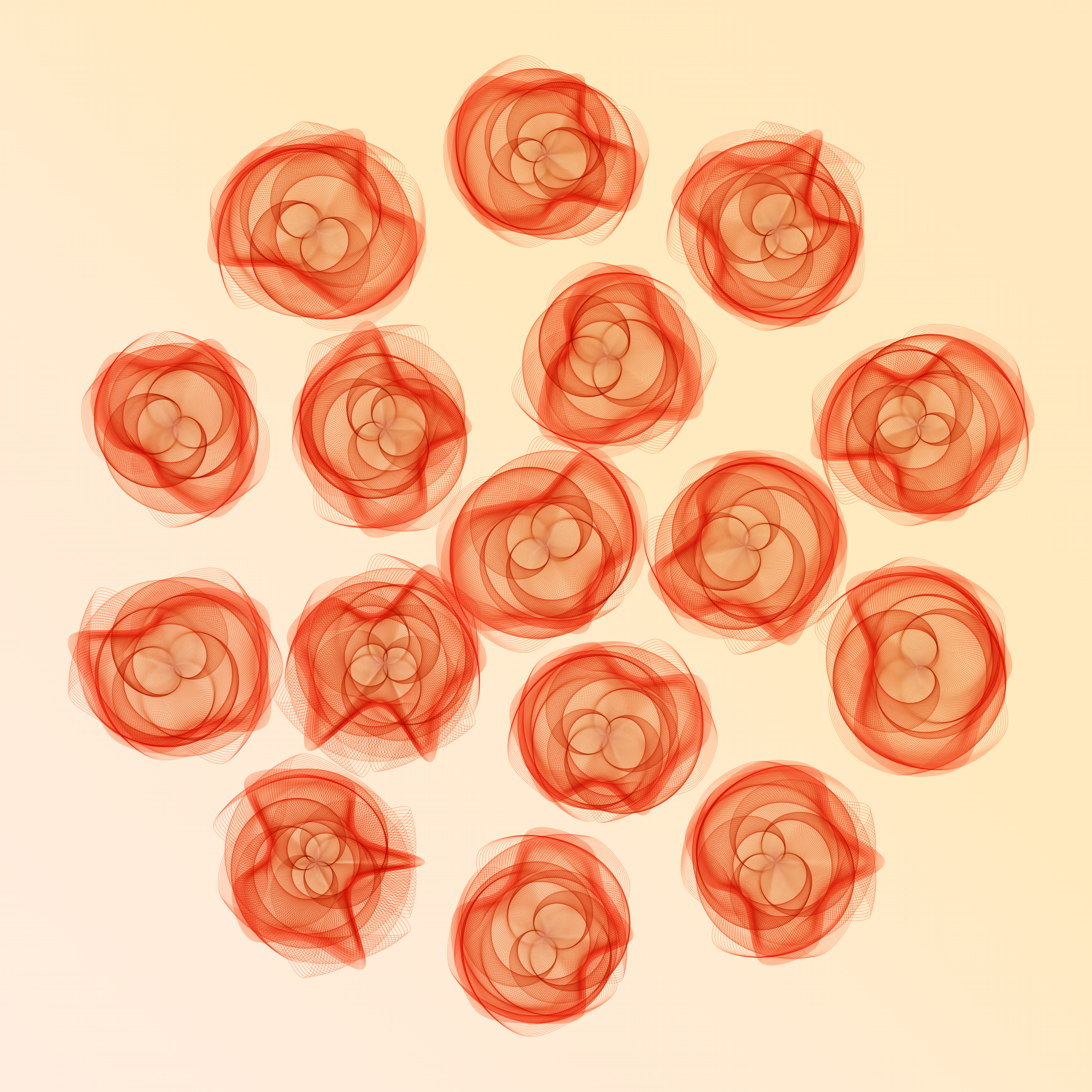 Art Blocks - Art Blocks v2 - Flowers #4276 - NFT # 116004276