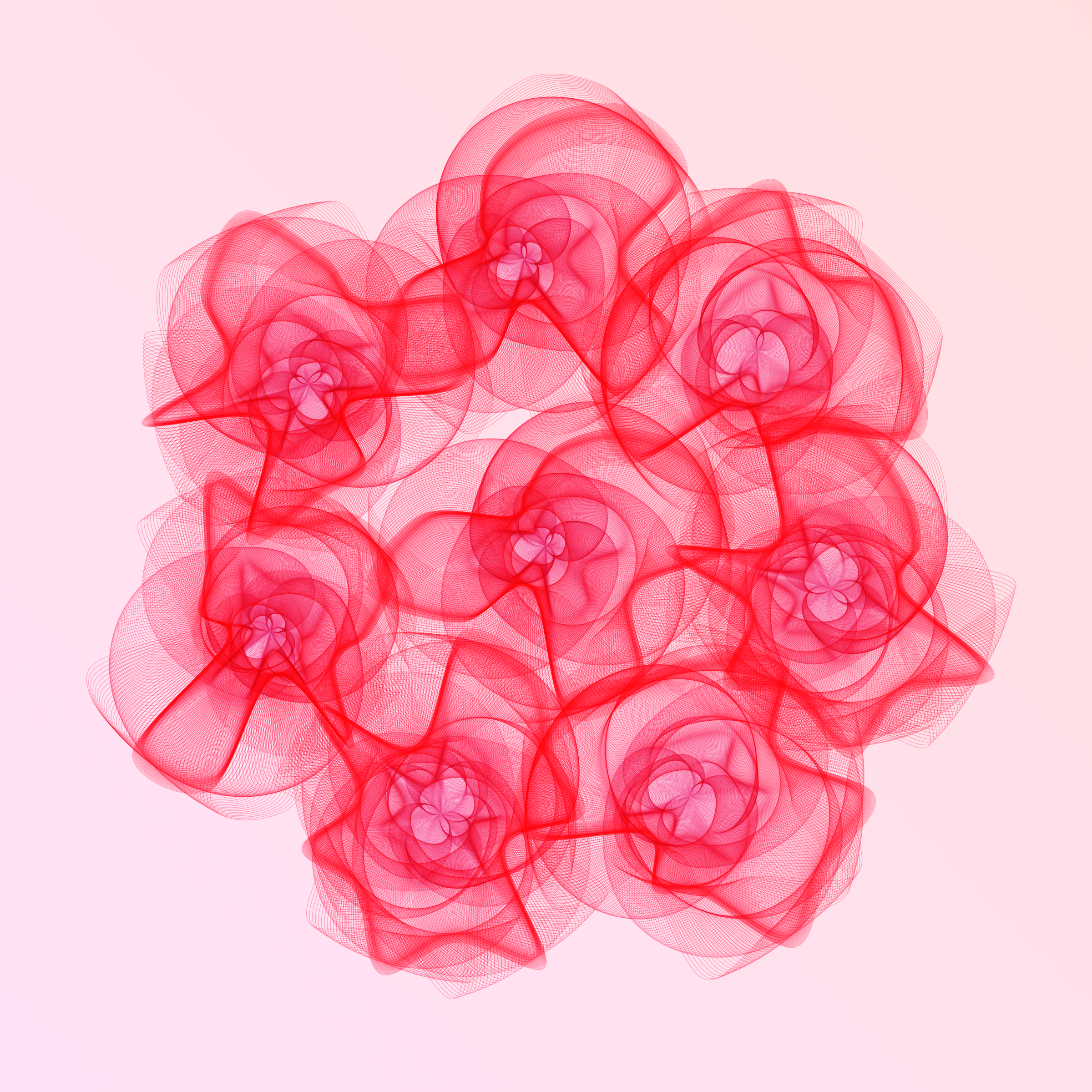 Art Blocks - Art Blocks v2 - Flowers #4283 - NFT # 116004283