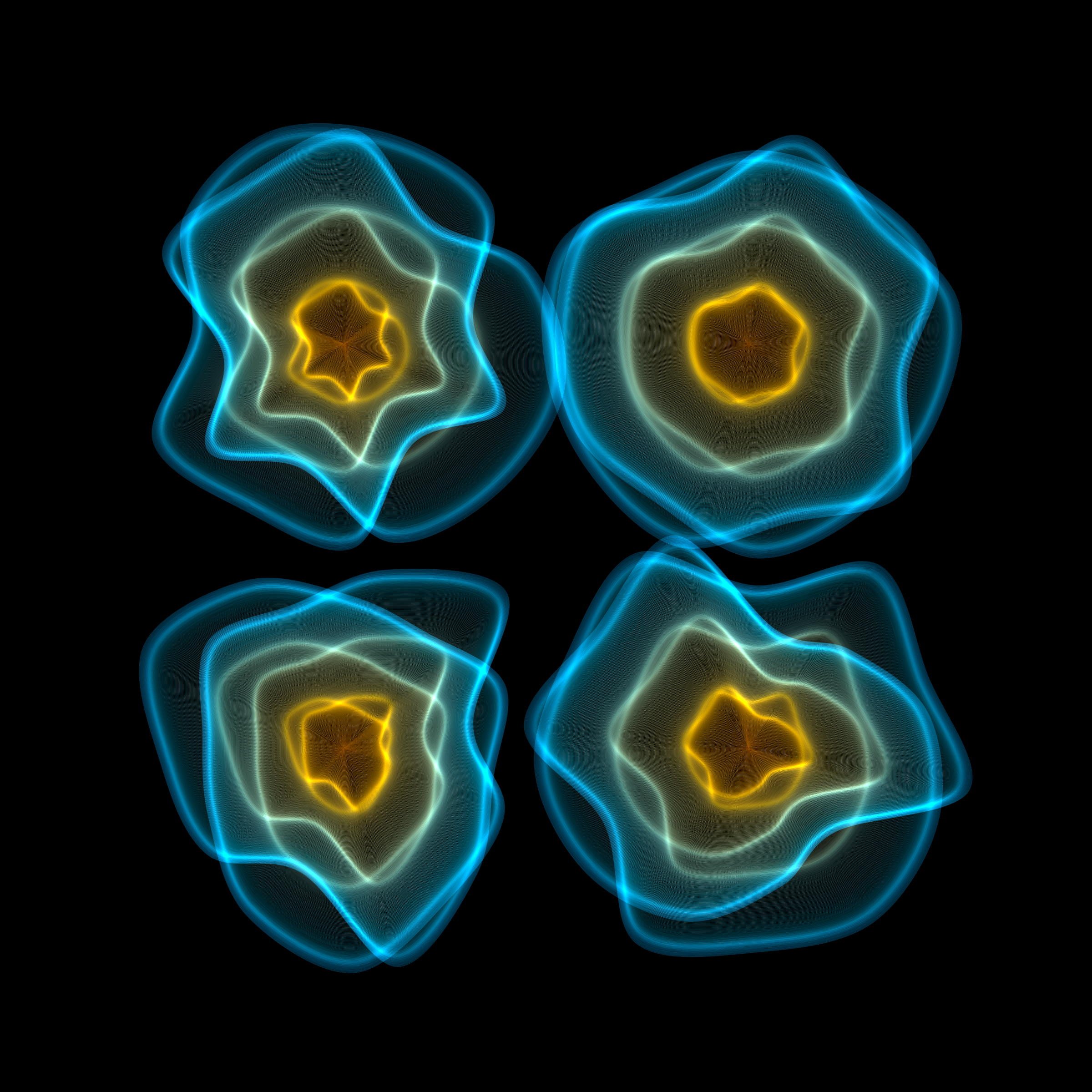 Art Blocks - Art Blocks v2 - Flowers #4292 - NFT # 116004292