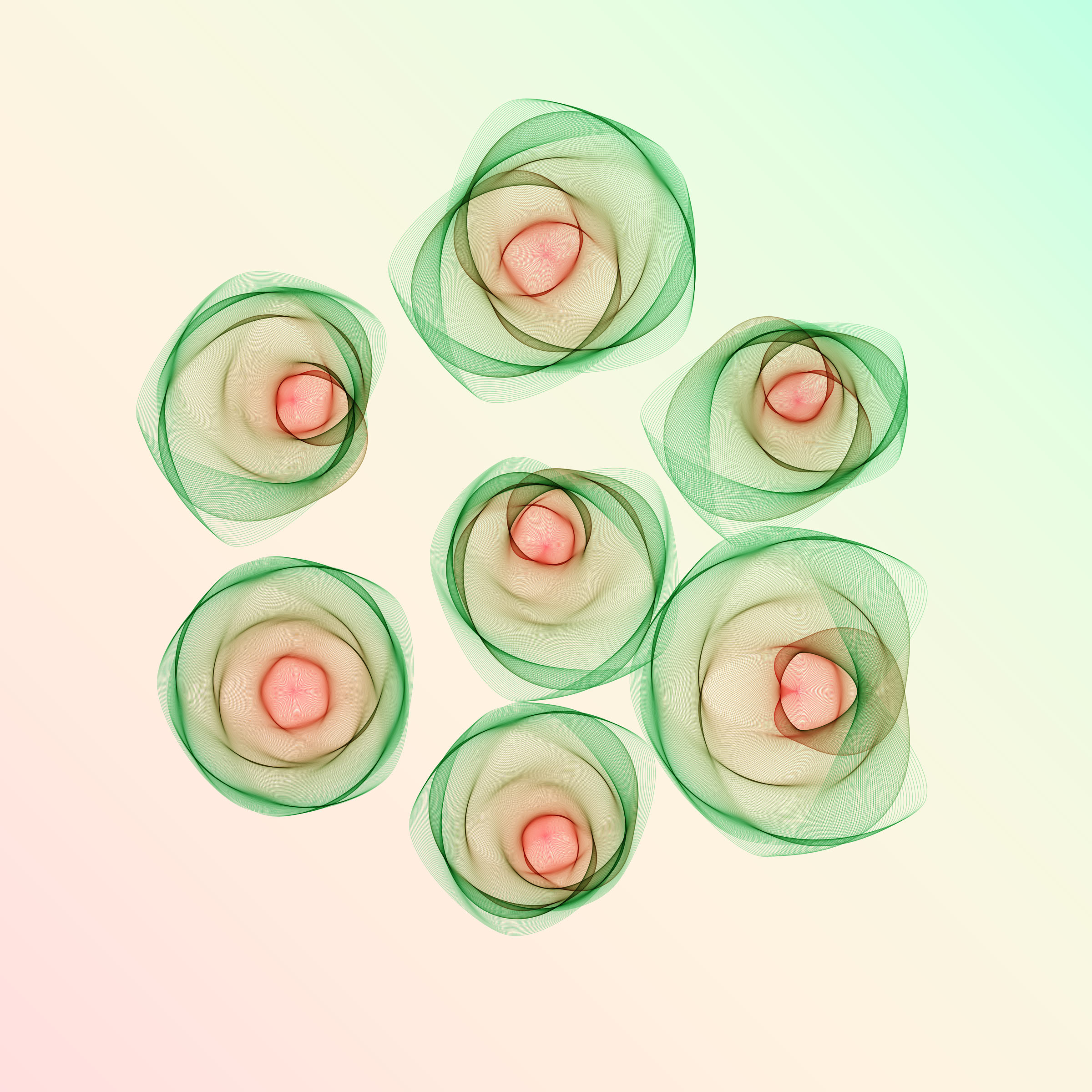 Art Blocks - Art Blocks v2 - Flowers #4293 - NFT # 116004293