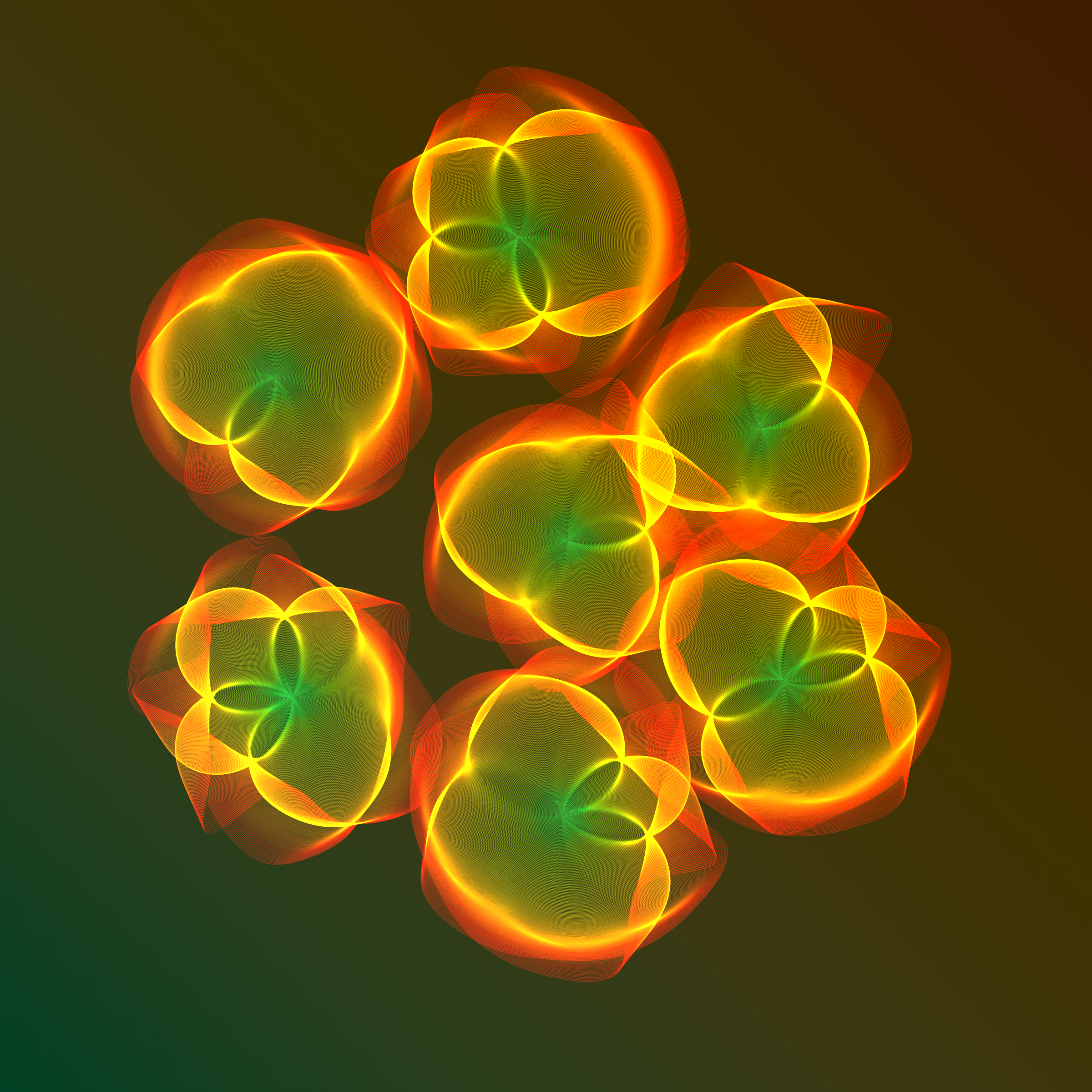 Art Blocks - Art Blocks v2 - Flowers #4310 - NFT # 116004310