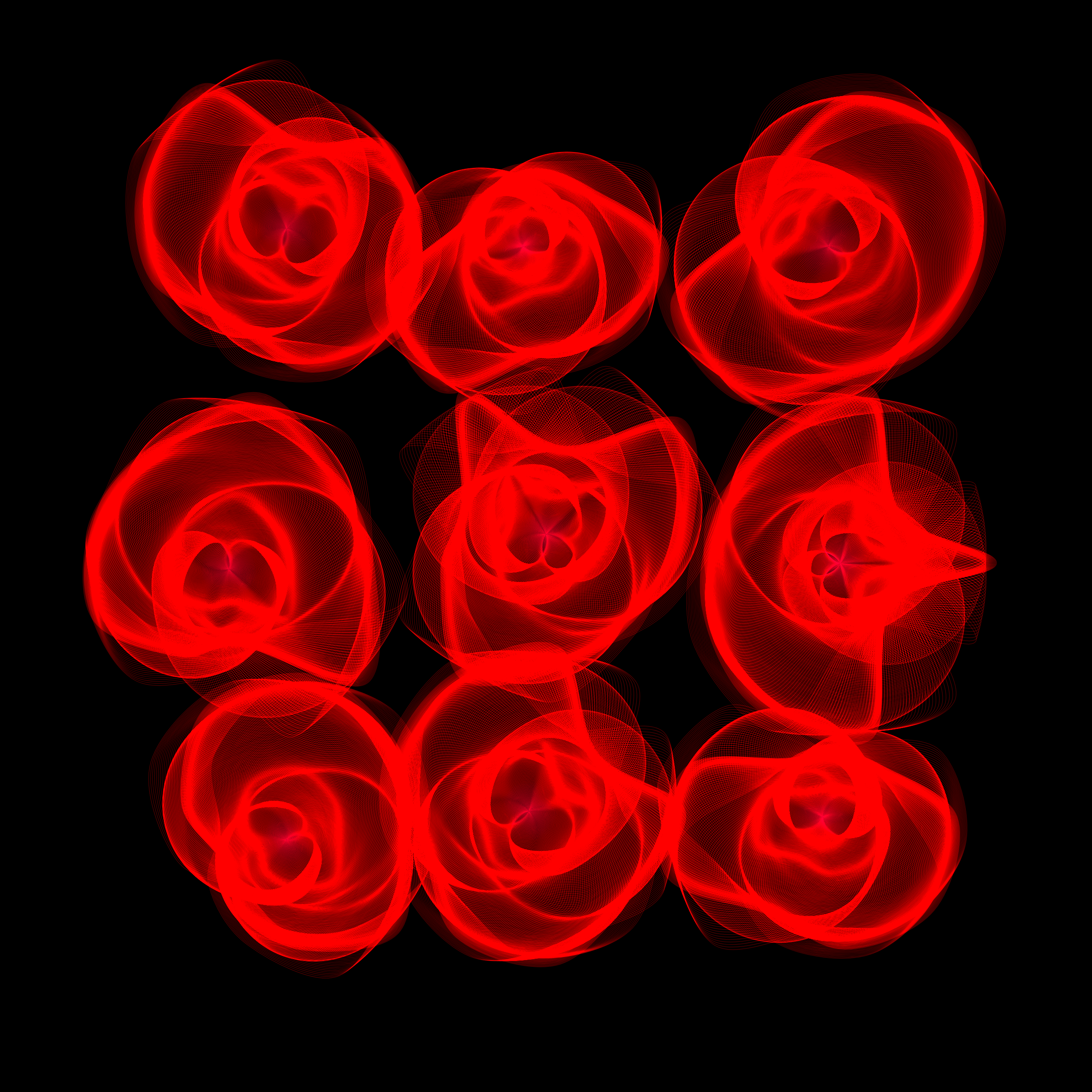 Art Blocks - Art Blocks v2 - Flowers #4311 - NFT # 116004311