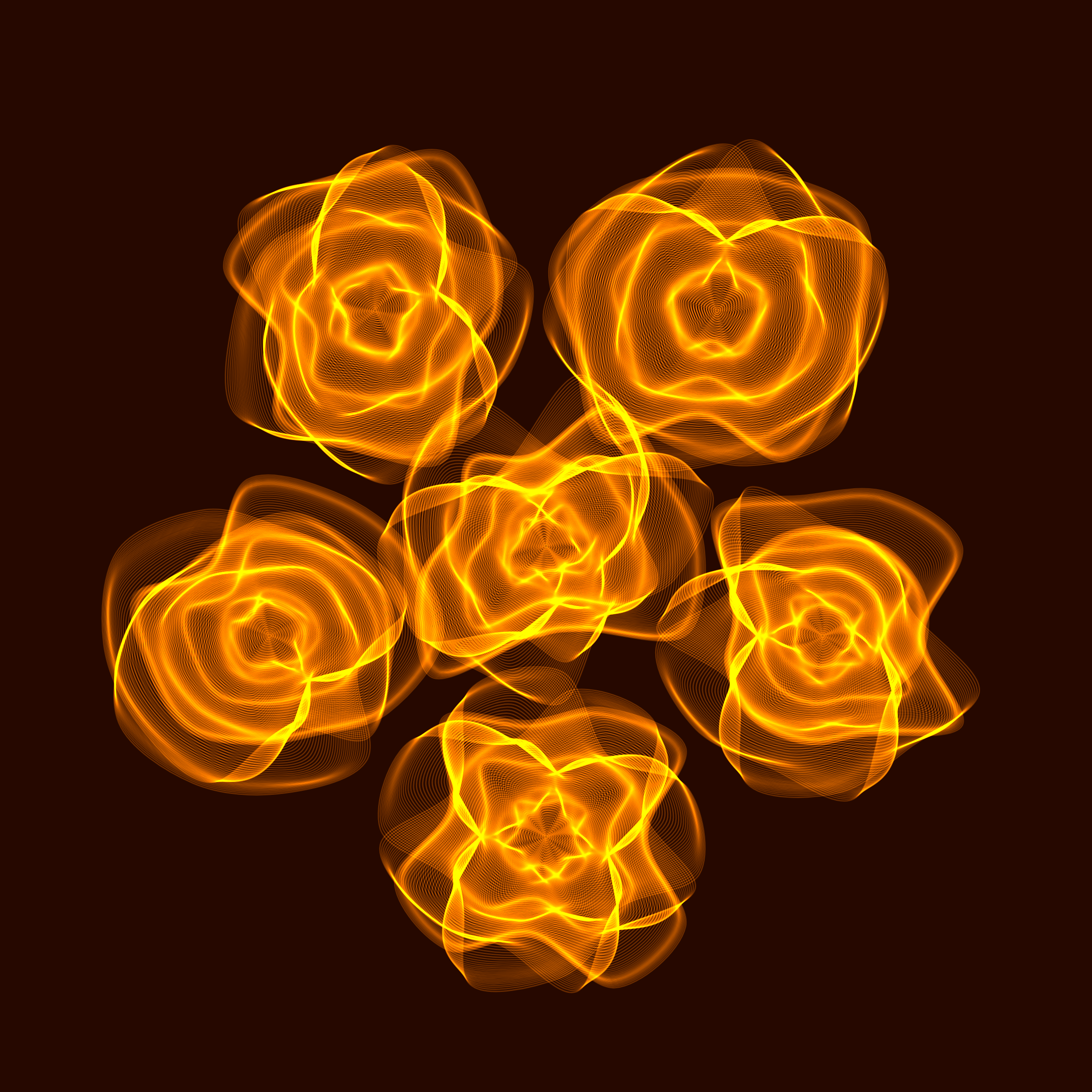 Art Blocks - Art Blocks v2 - Flowers #4318 - NFT # 116004318