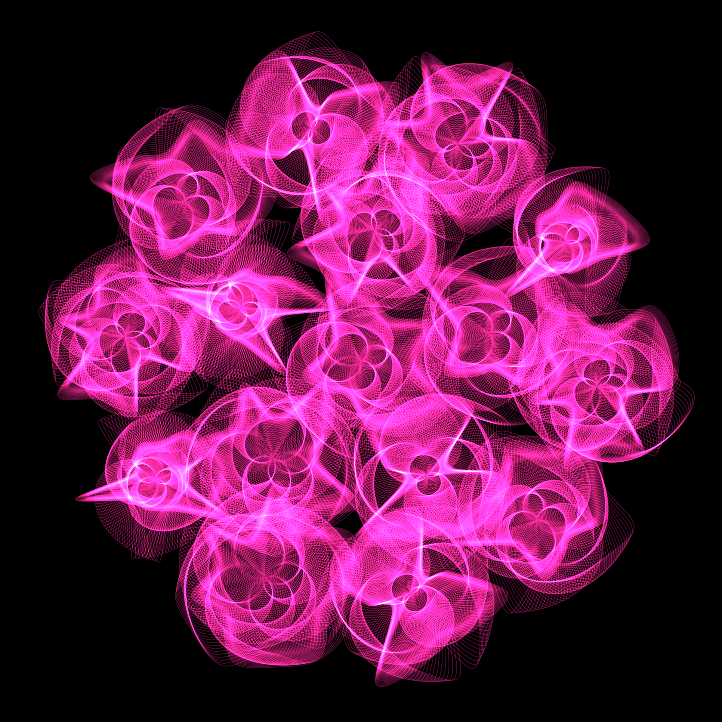 Art Blocks - Art Blocks v2 - Flowers #4319 - NFT # 116004319