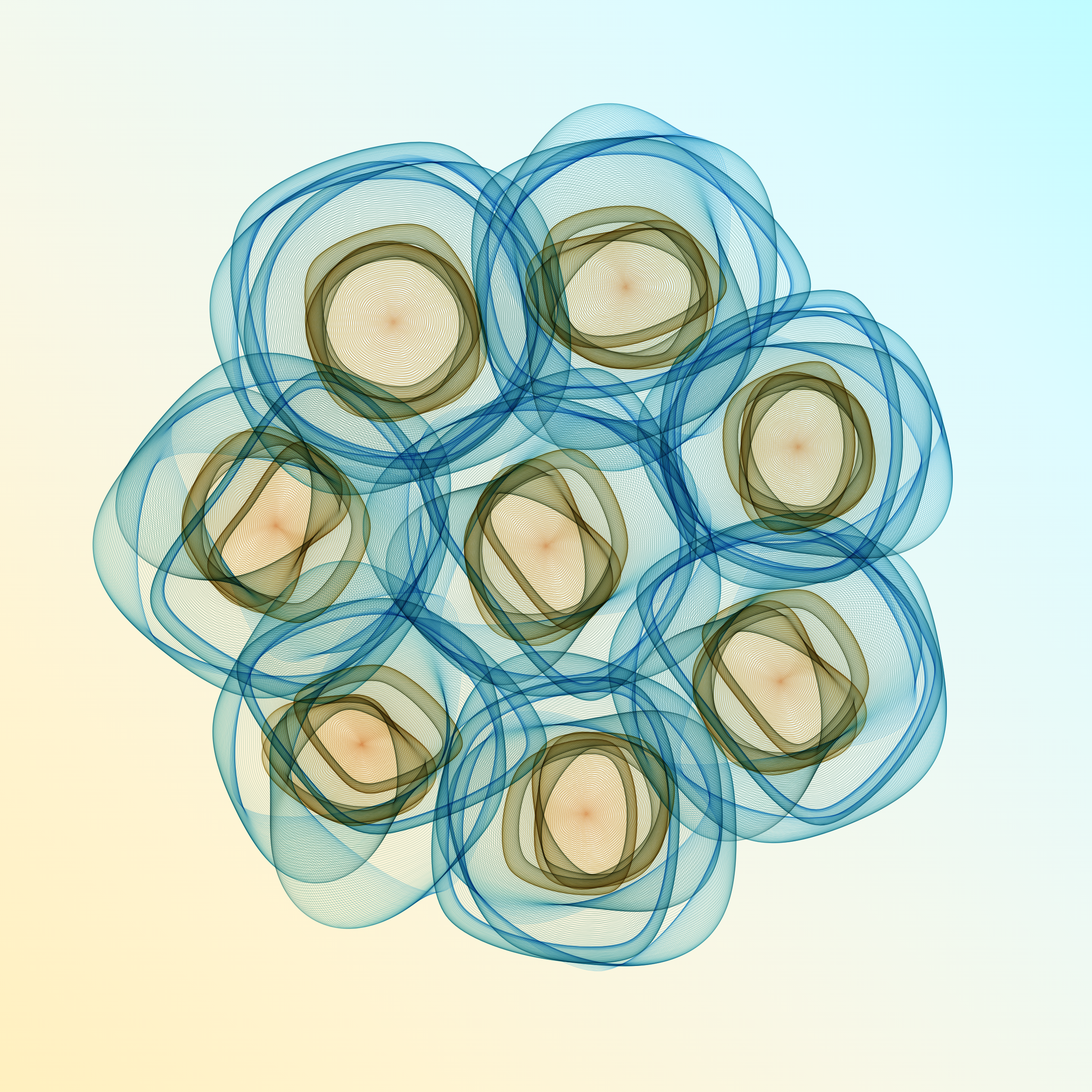 Art Blocks - Art Blocks v2 - Flowers #4321 - NFT # 116004321