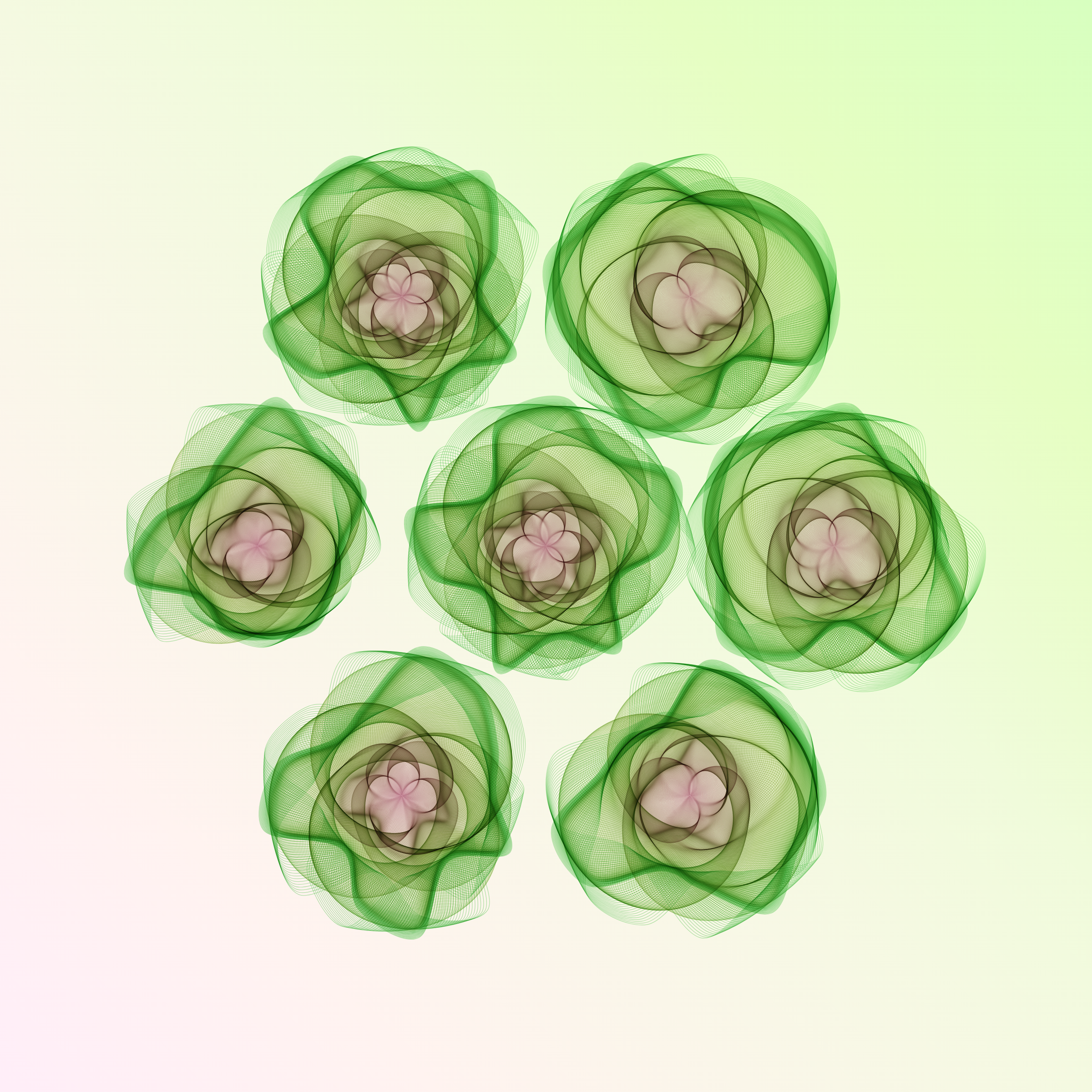 Art Blocks - Art Blocks v2 - Flowers #4331 - NFT # 116004331