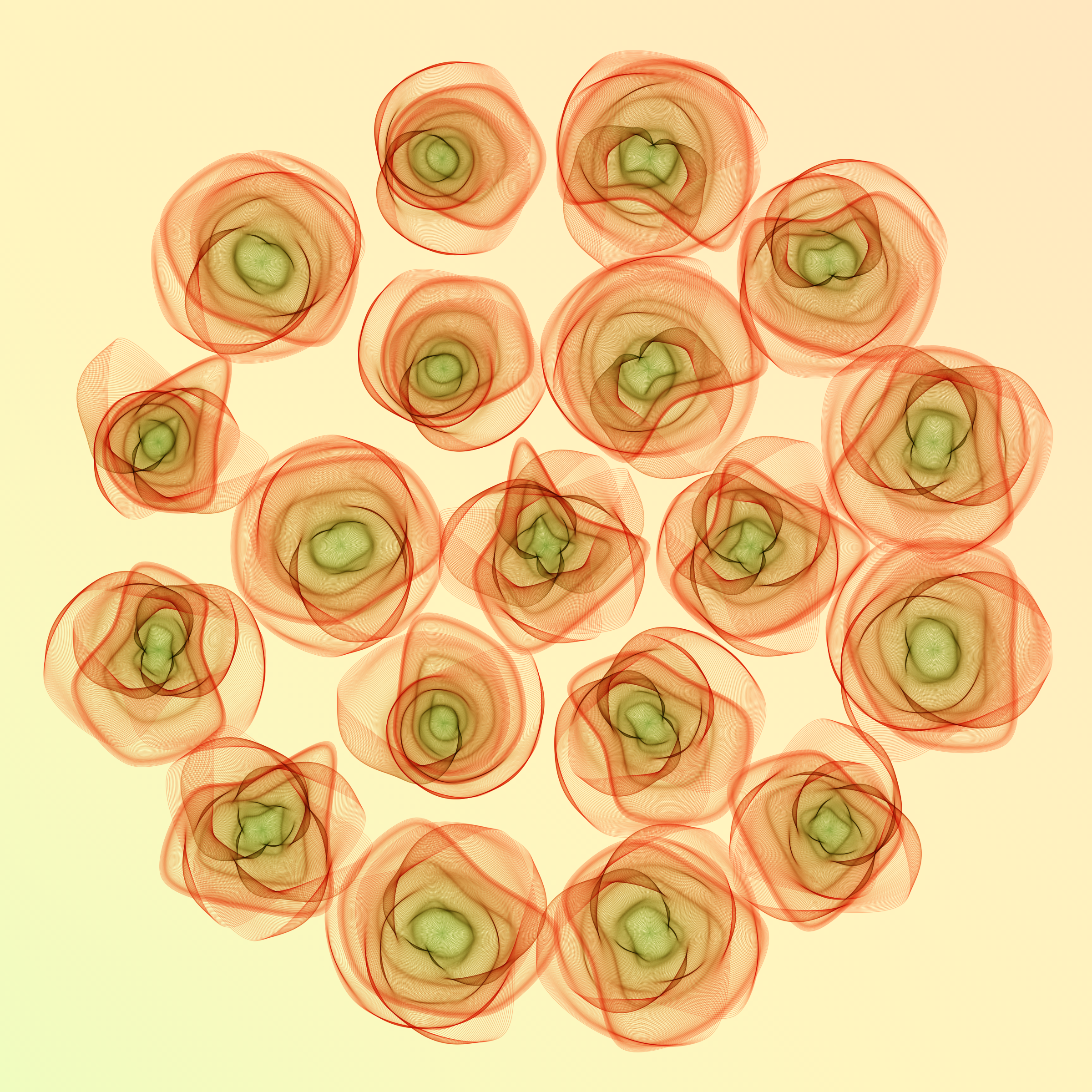 Art Blocks - Art Blocks v2 - Flowers #4335 - NFT # 116004335