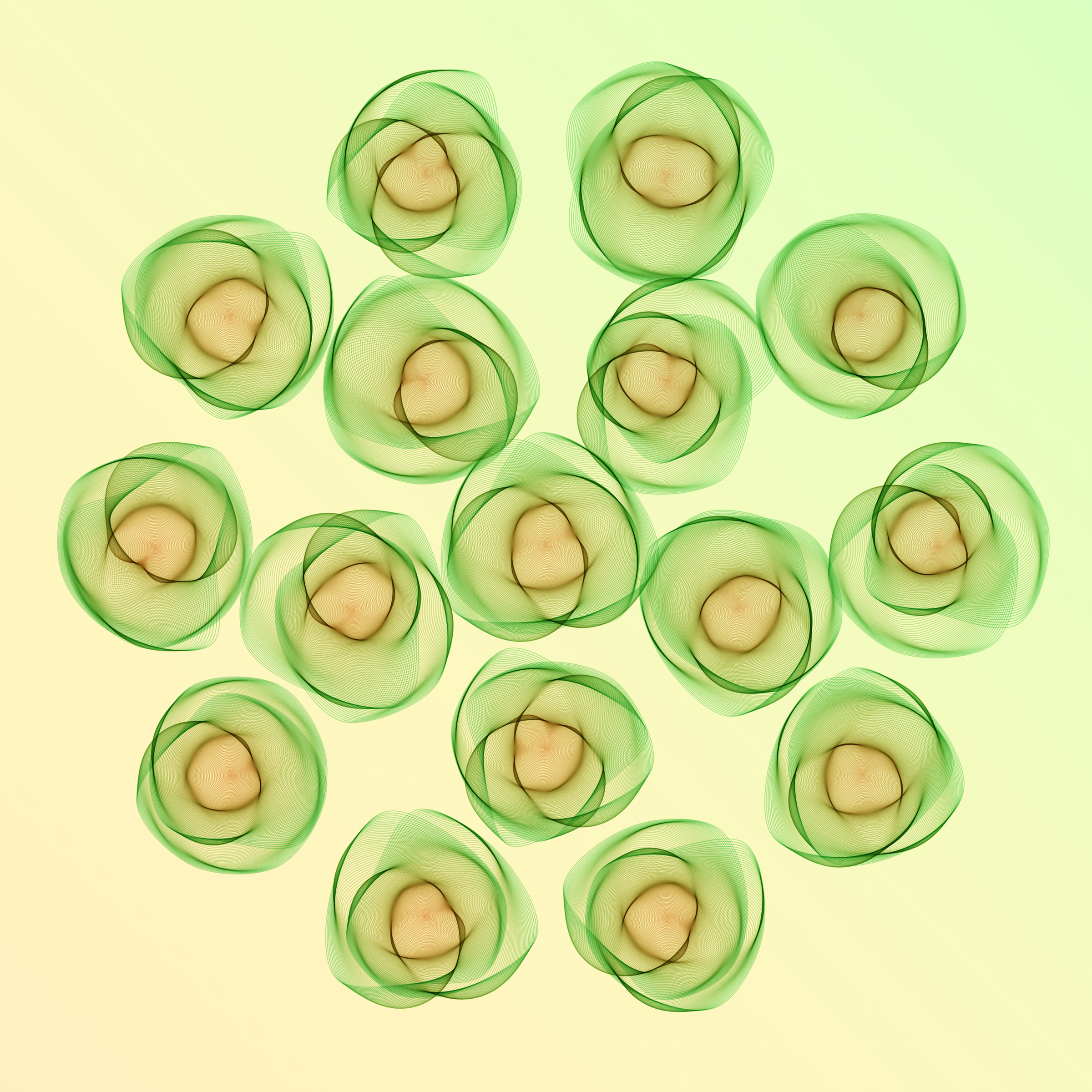 Art Blocks - Art Blocks v2 - Flowers #4339 - NFT # 116004339