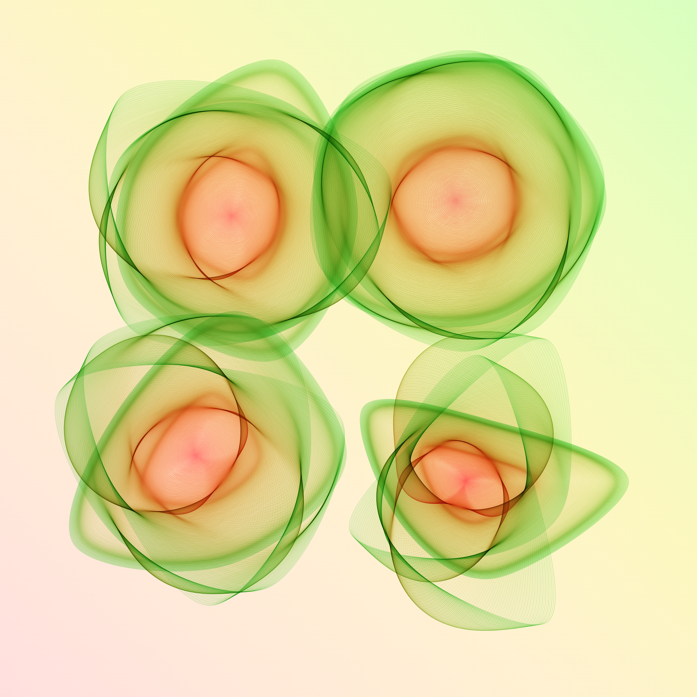 Art Blocks - Art Blocks v2 - Flowers #4342 - NFT # 116004342