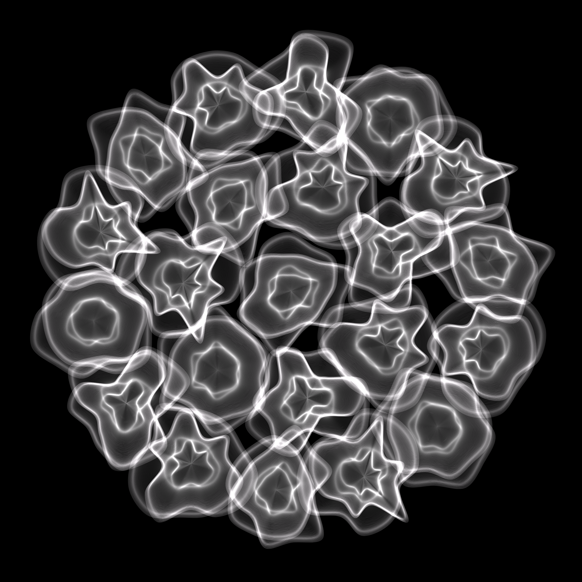 Art Blocks - Art Blocks v2 - Flowers #4353 - NFT # 116004353