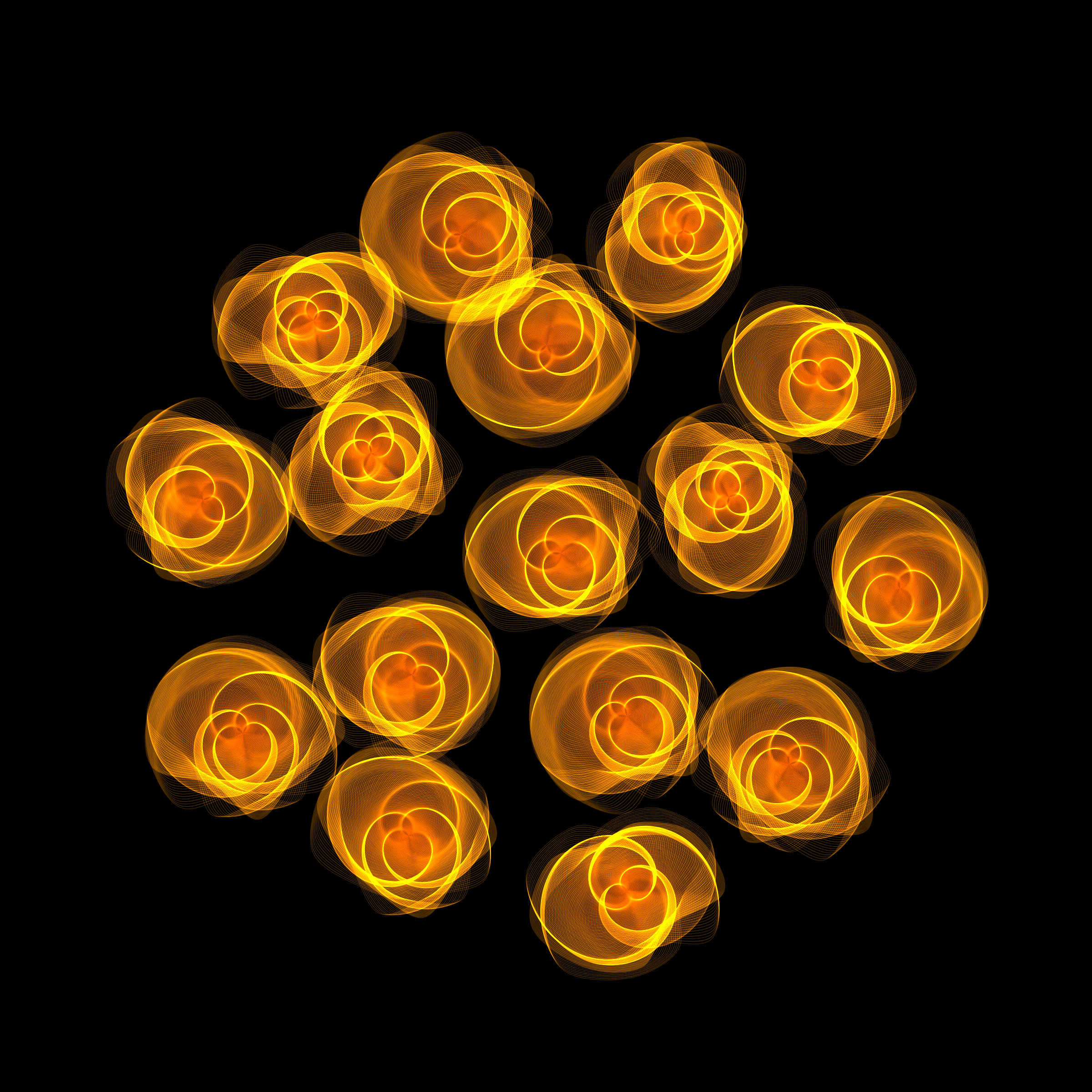 Art Blocks - Art Blocks v2 - Flowers #4354 - NFT # 116004354