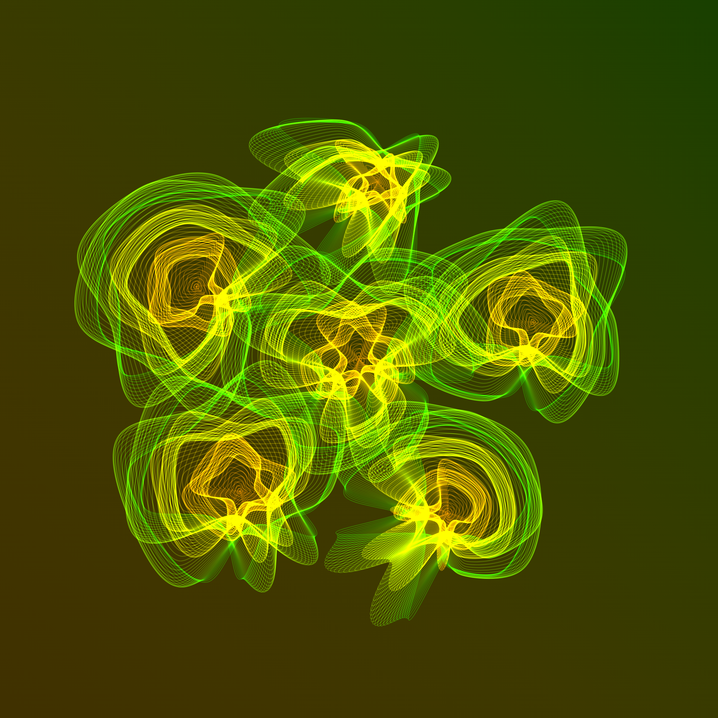 Art Blocks - Art Blocks v2 - Flowers #4360 - NFT # 116004360