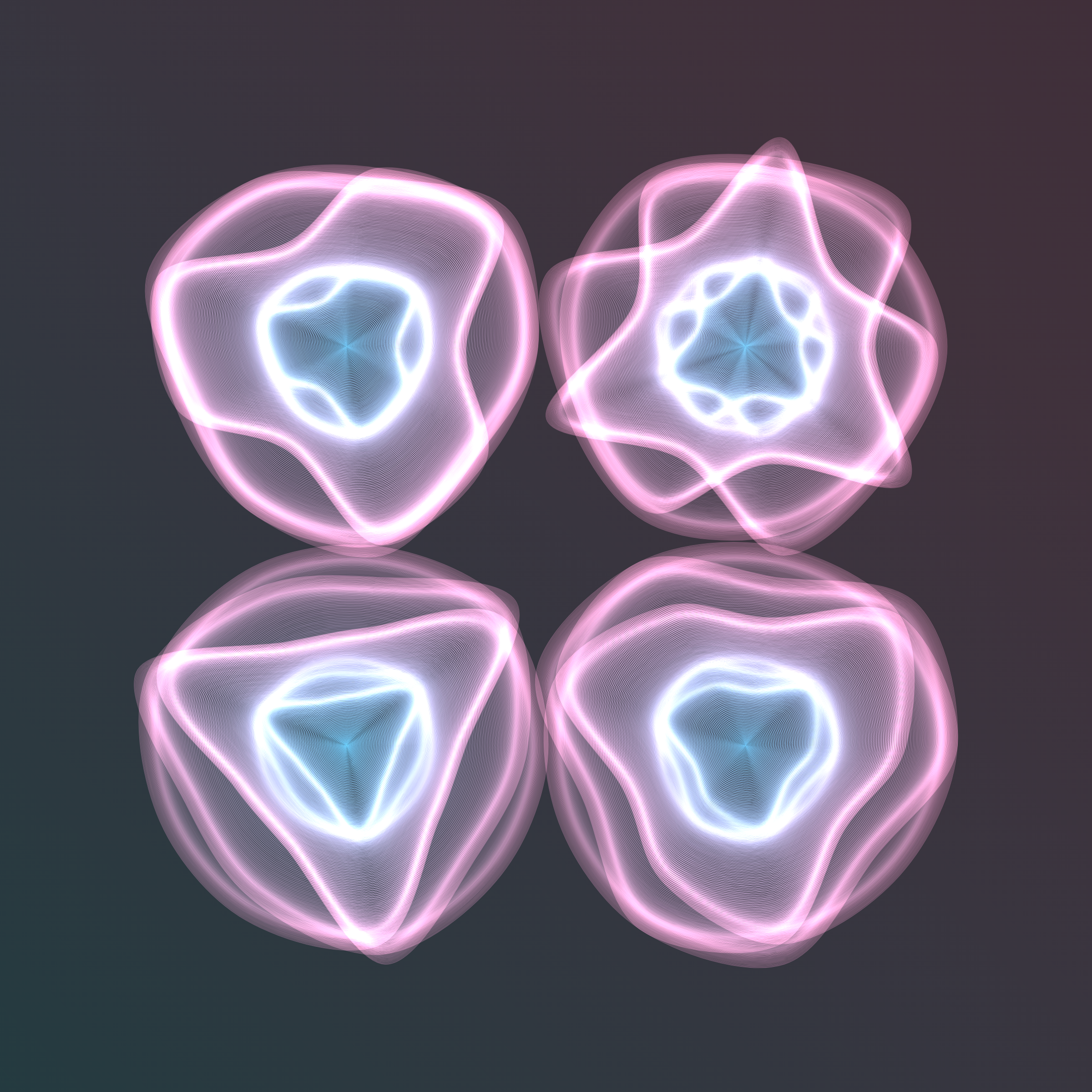 Art Blocks - Art Blocks v2 - Flowers #4368 - NFT # 116004368