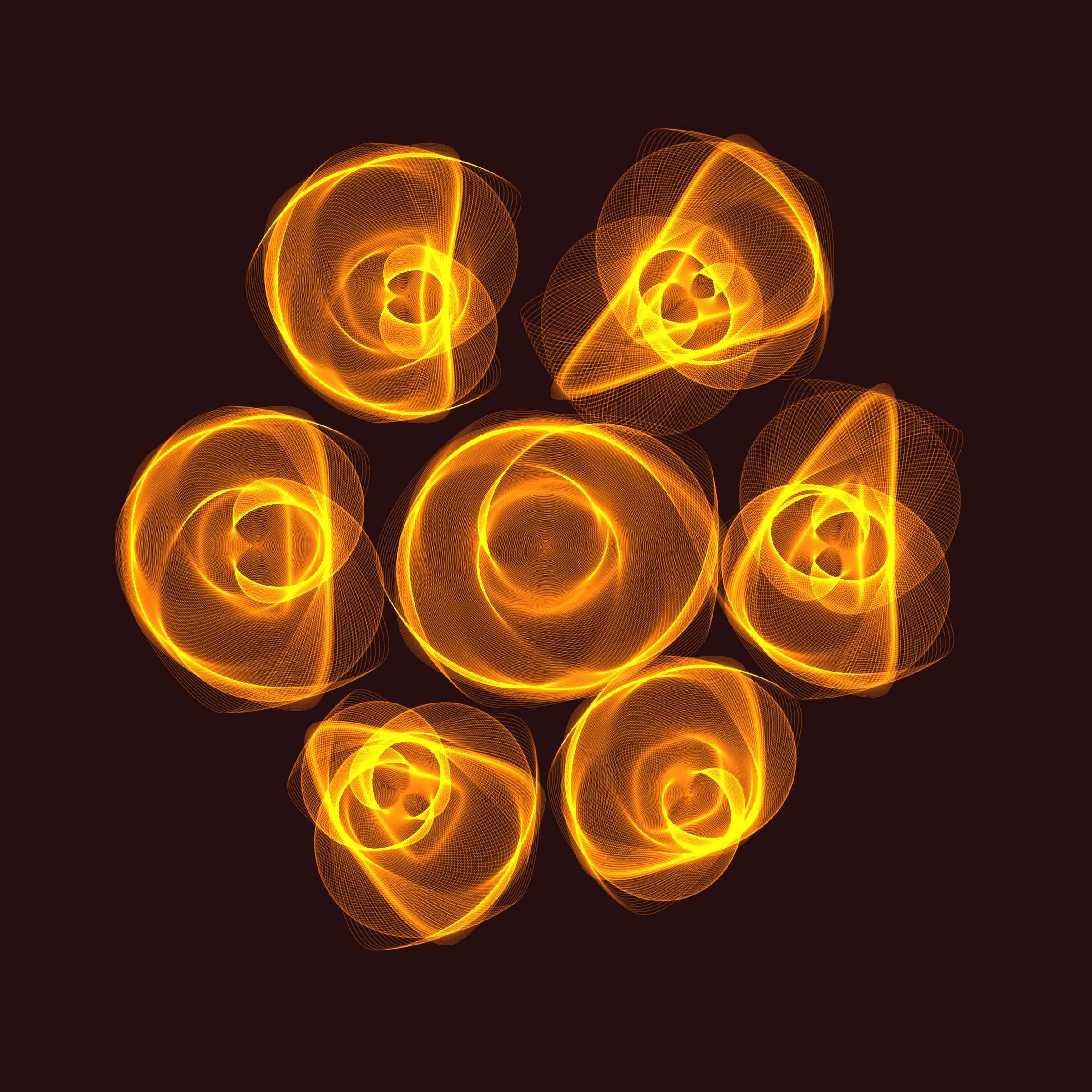 Art Blocks - Art Blocks v2 - Flowers #4372 - NFT # 116004372