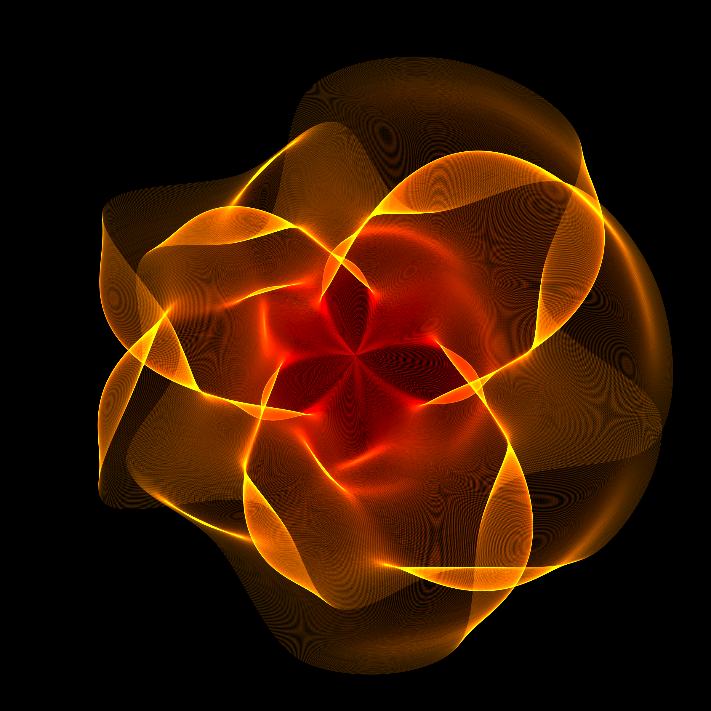 Art Blocks - Art Blocks v2 - Flowers #4376 - NFT # 116004376