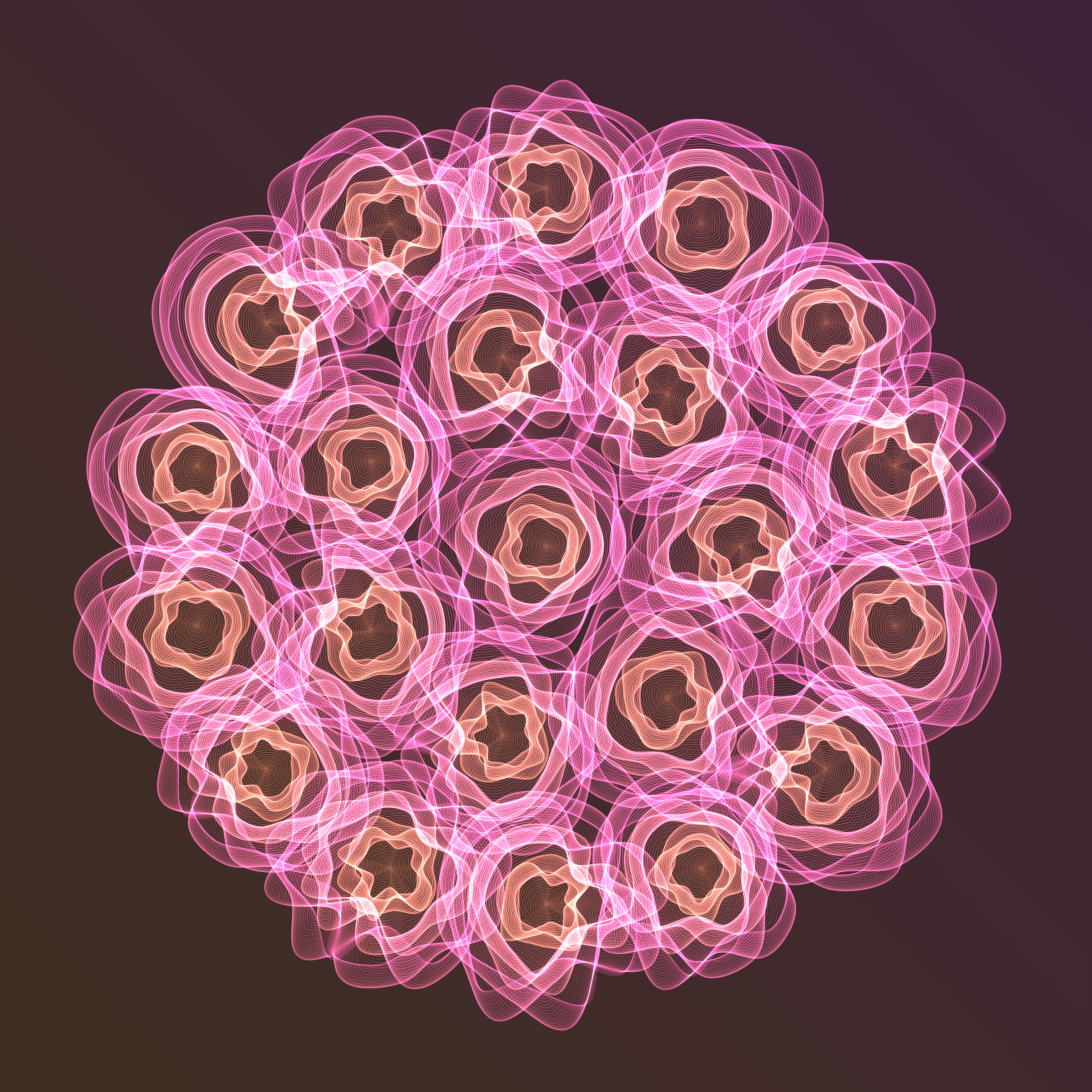 Art Blocks - Art Blocks v2 - Flowers #4384 - NFT # 116004384