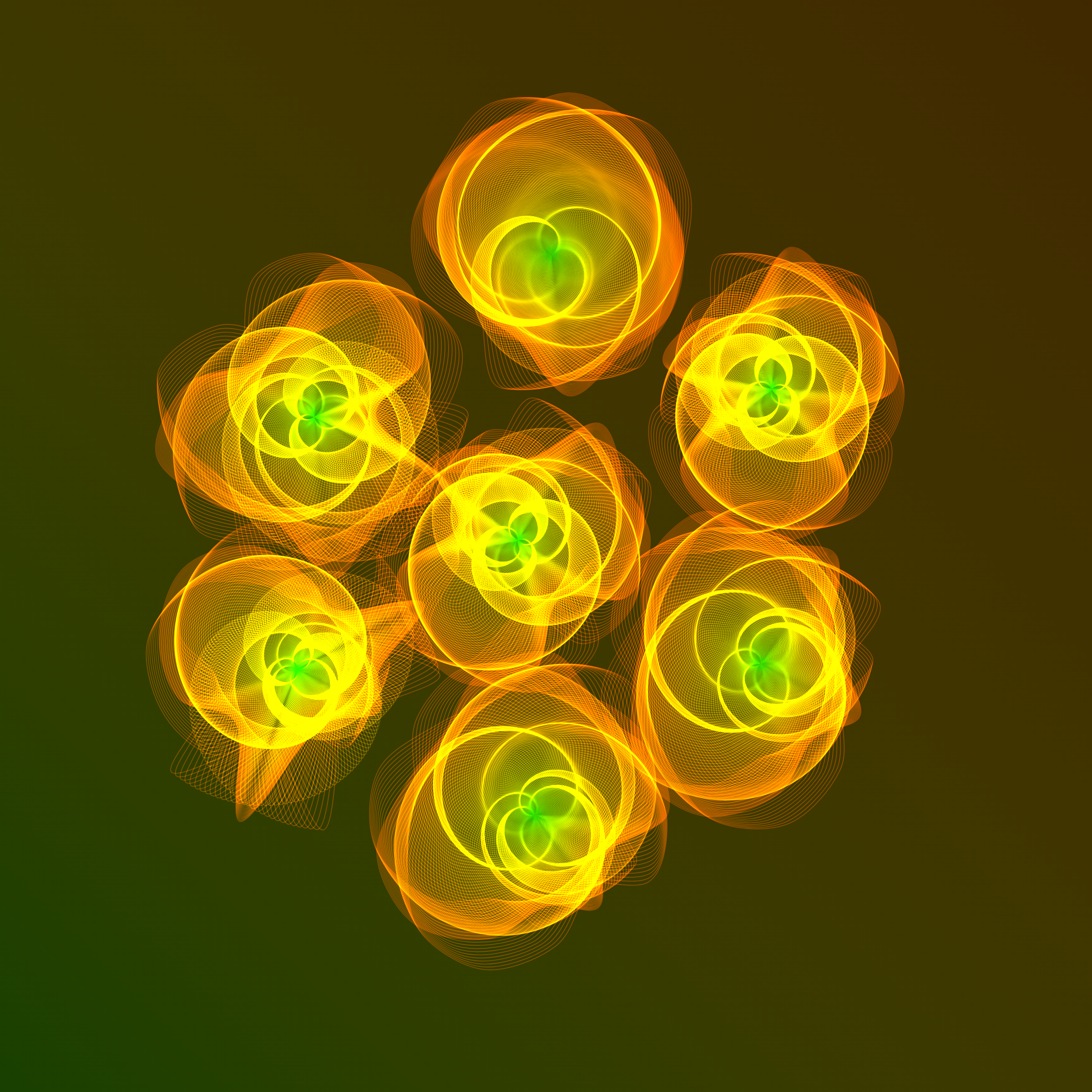 Art Blocks - Art Blocks v2 - Flowers #4388 - NFT # 116004388