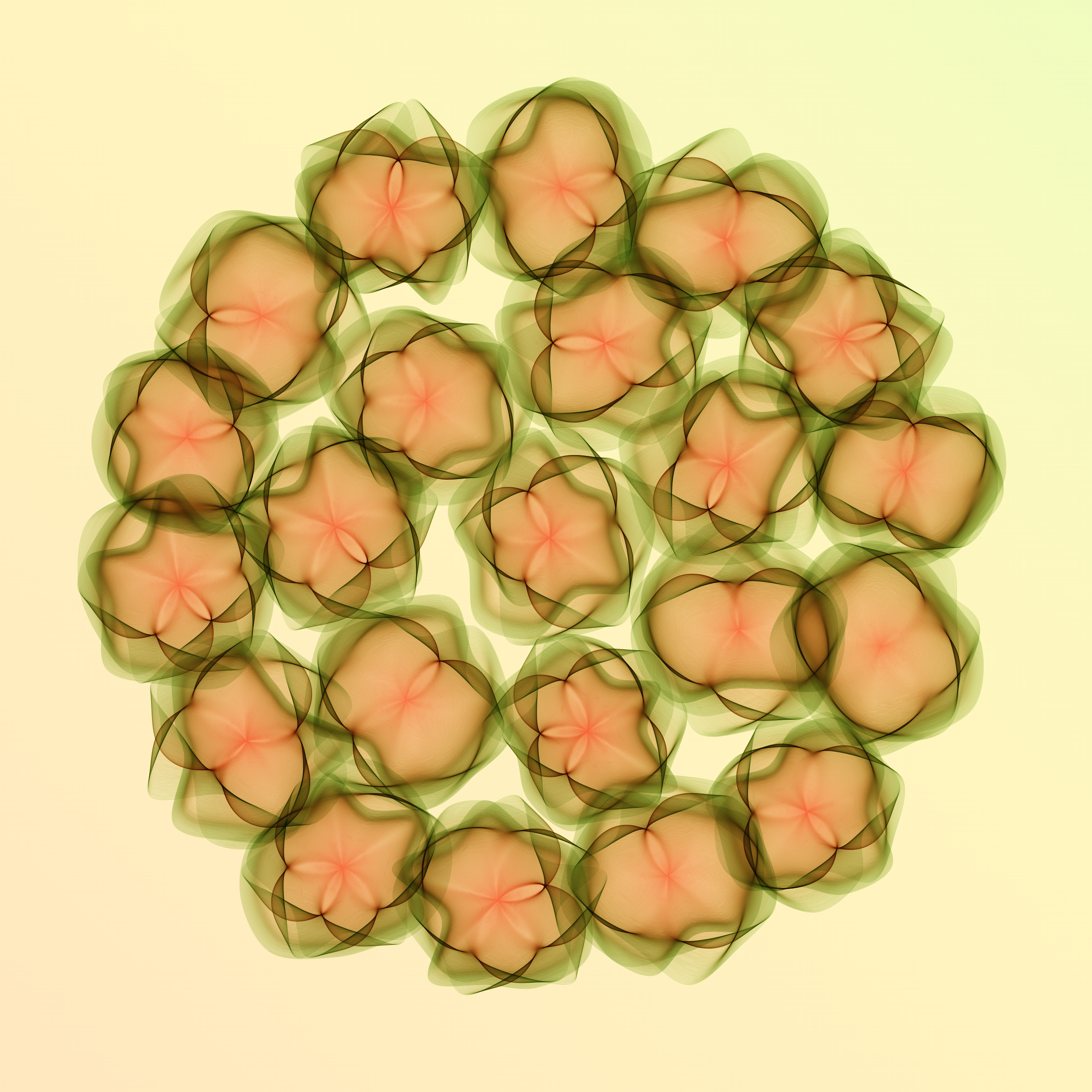 Art Blocks - Art Blocks v2 - Flowers #4397 - NFT # 116004397