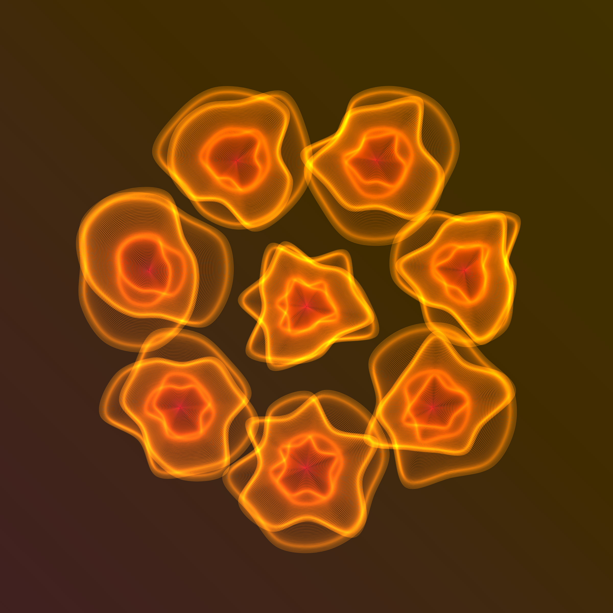 Art Blocks - Art Blocks v2 - Flowers #4410 - NFT # 116004410